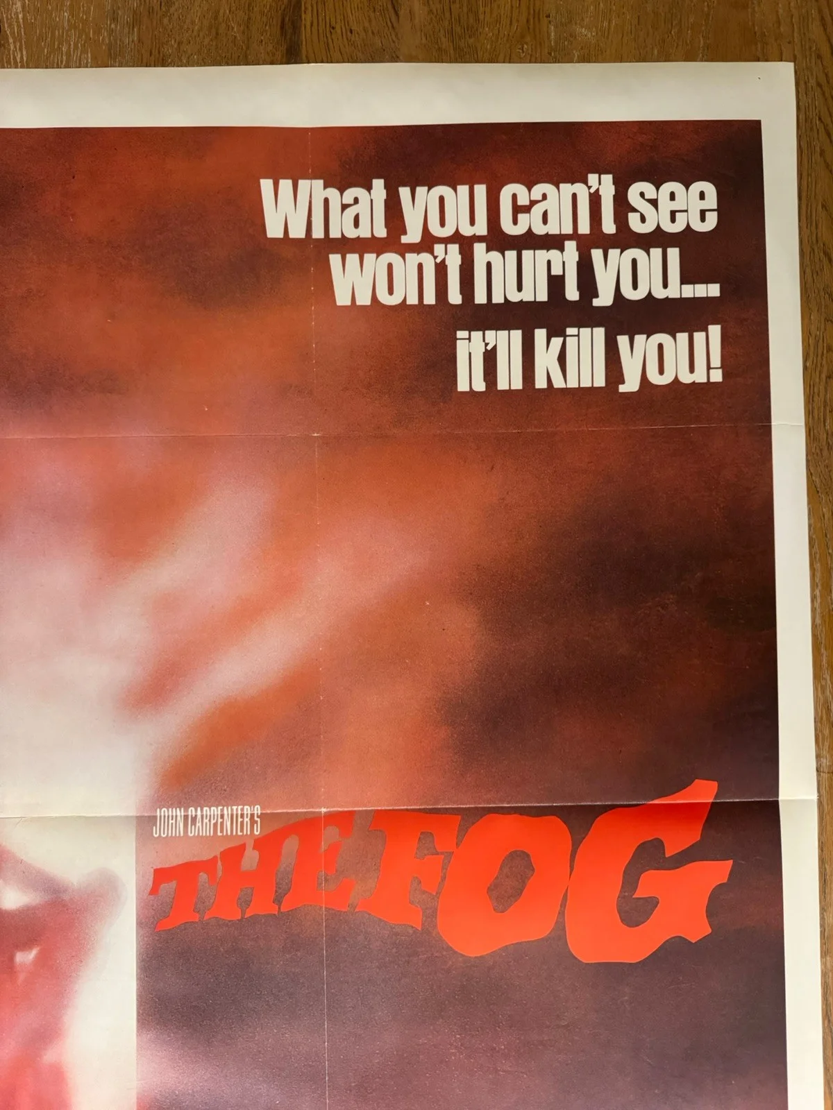 The Fog 1979 Original 27x41" US One Sheet Movie Poster, image 5