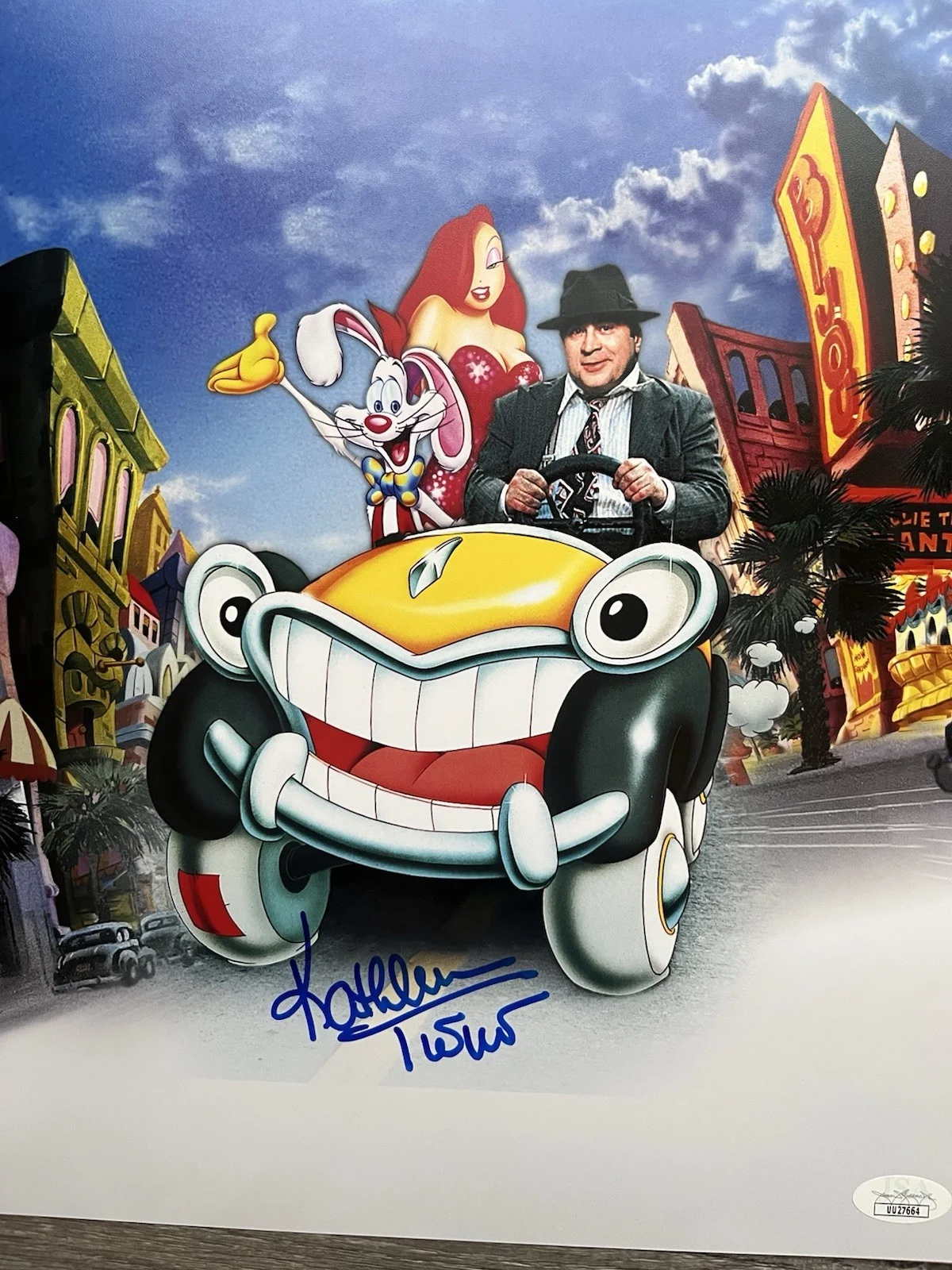 Kathleen Turner — KATHLEEN TURNER Signed Jessica Rabbit 11x14 Photo JSA COA Roger Rabbit, изображение 3