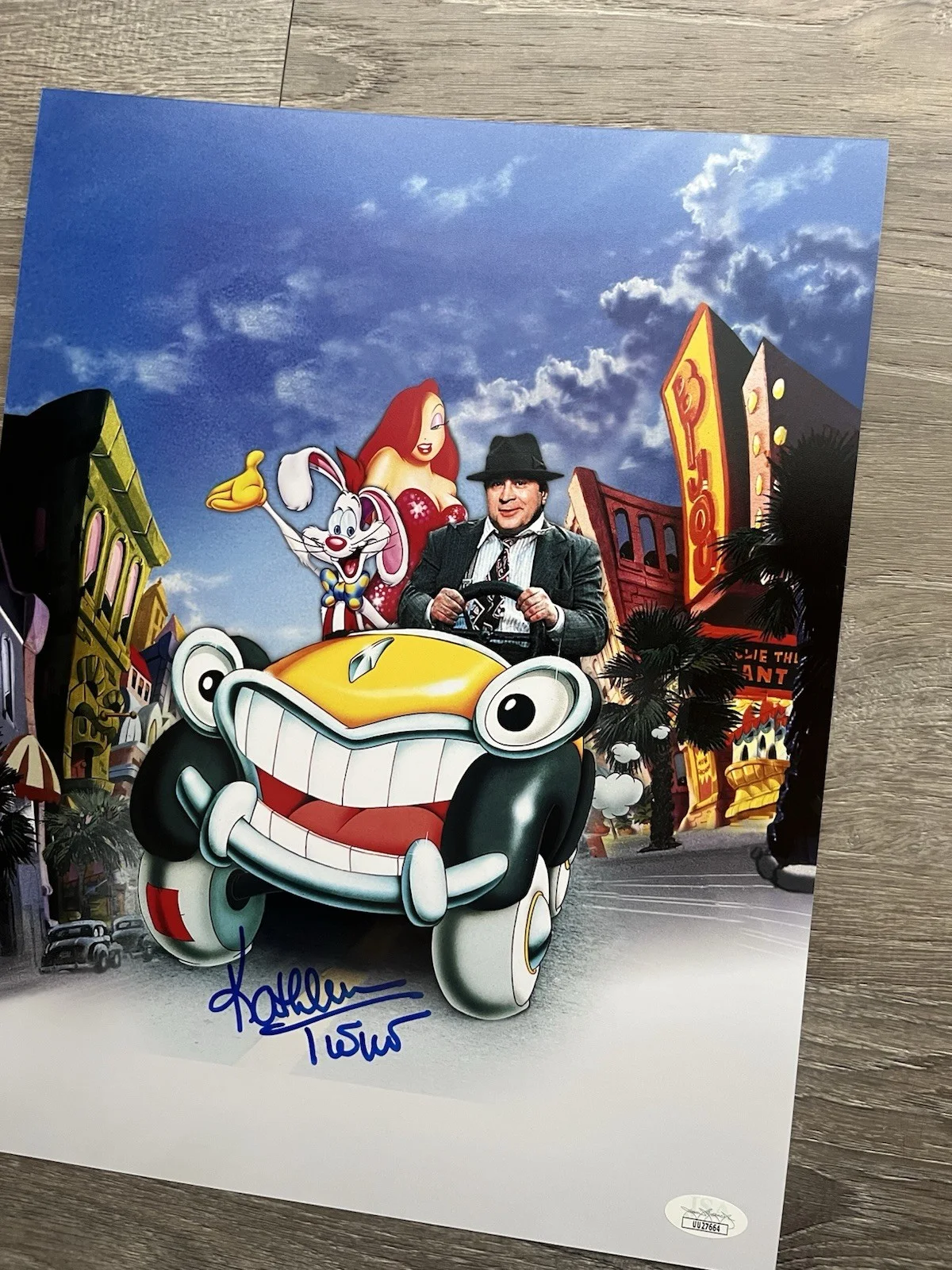 Kathleen Turner — KATHLEEN TURNER Signed Jessica Rabbit 11x14 Photo JSA COA Roger Rabbit, изображение 5