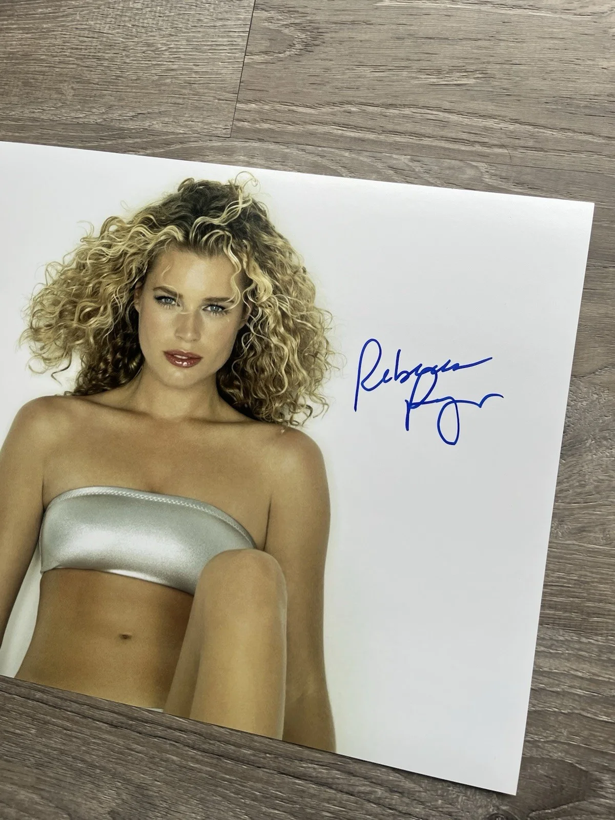 Rebecca Romijn — Rebecca Romijn Signed 11x14 Photo Beckett COA Model X-Men Mystique, изображение 5
