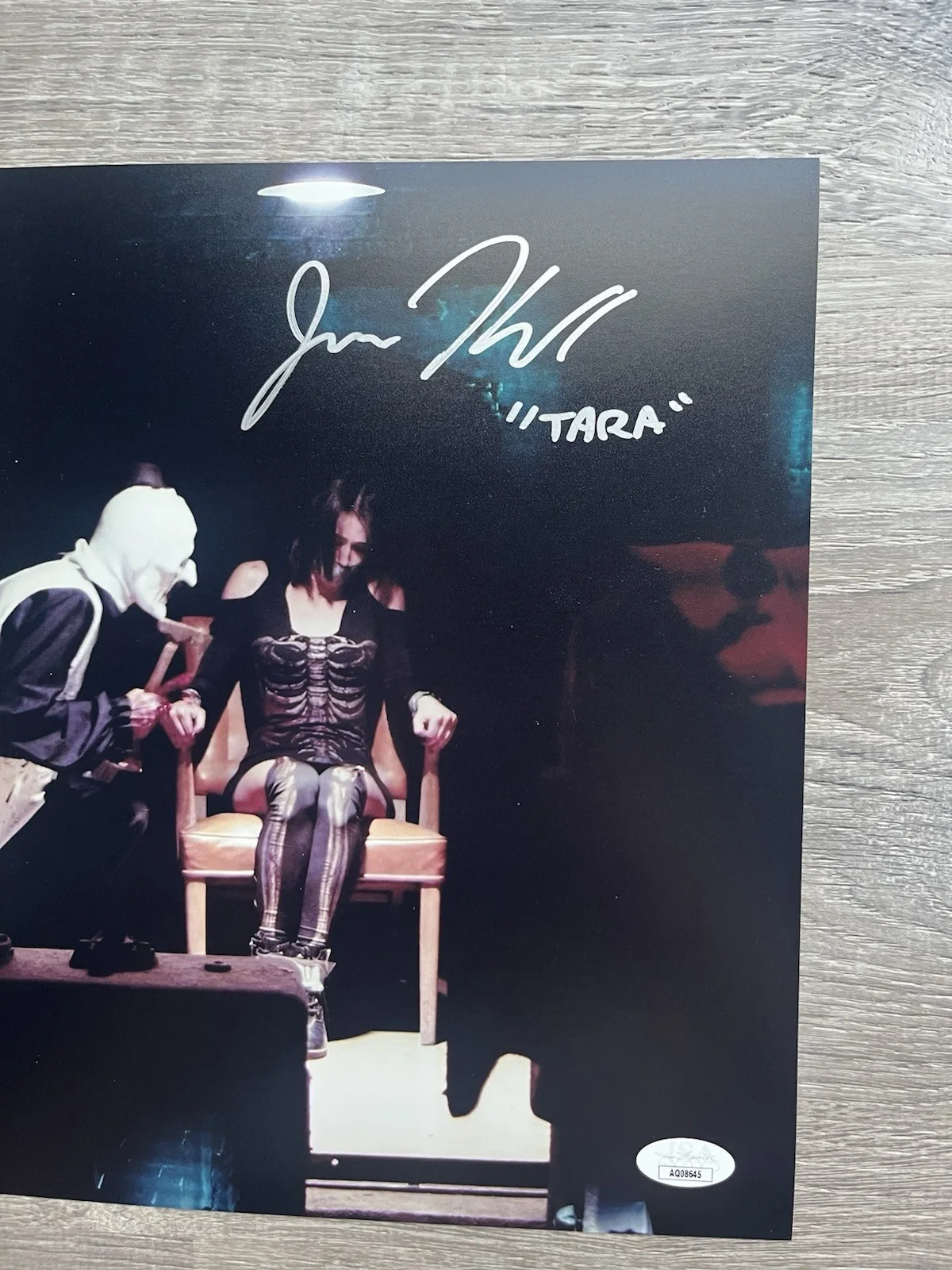 Jenna Kanell — Jenna Kanell Signed Terrifier 11x14 Photo JSA COA Tara Art The Clown Horror, изображение 3