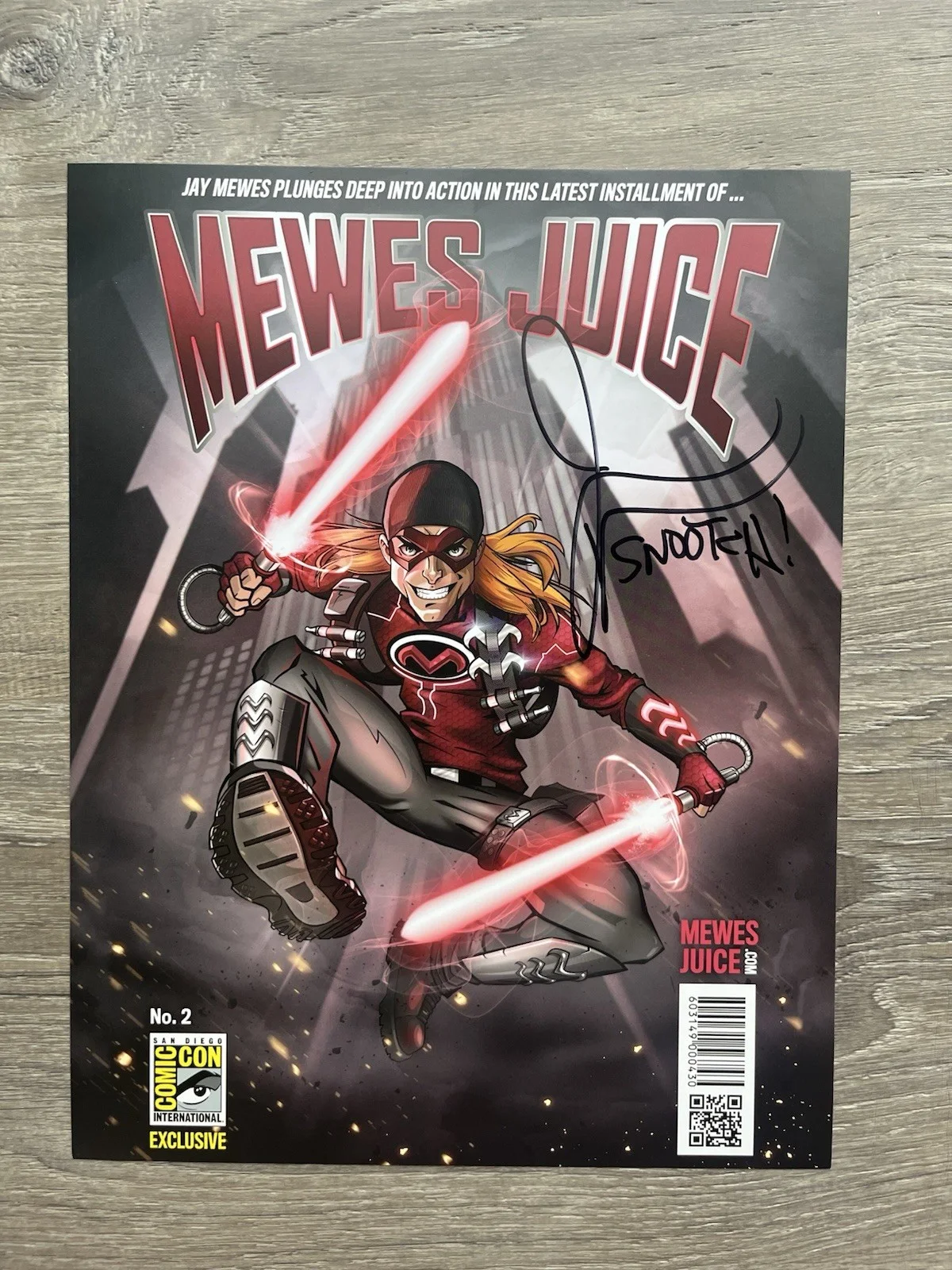 Jason Mewes — Jason Mewes Signed 8.5x11 Photo Steel City Con COA Jay Silent Bob, изображение 2