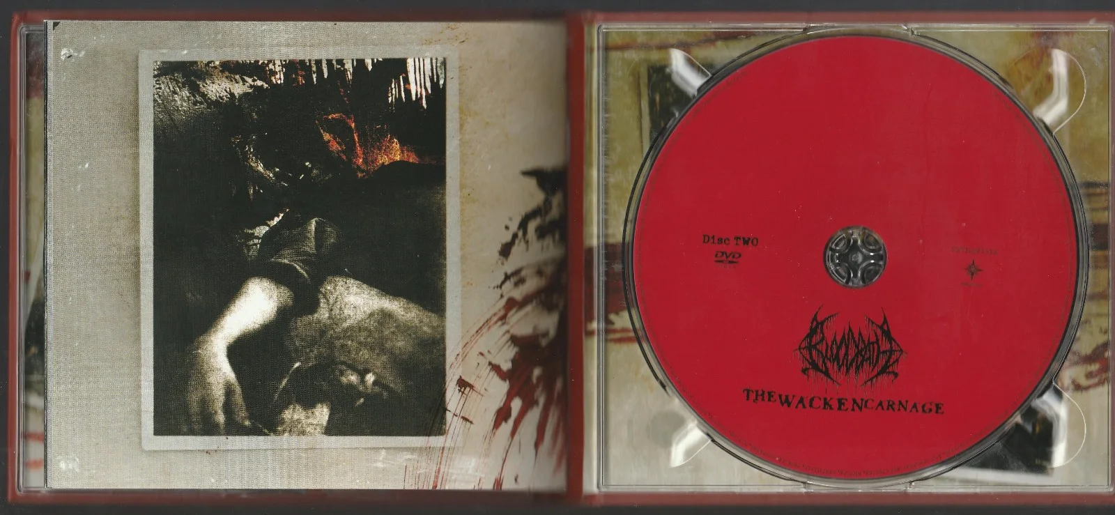 SIGNED BLOODBATH AUTOGRAPHED THE WACKEN CARNSAGE CD / DVD JSA COA # RR04480, image 3
