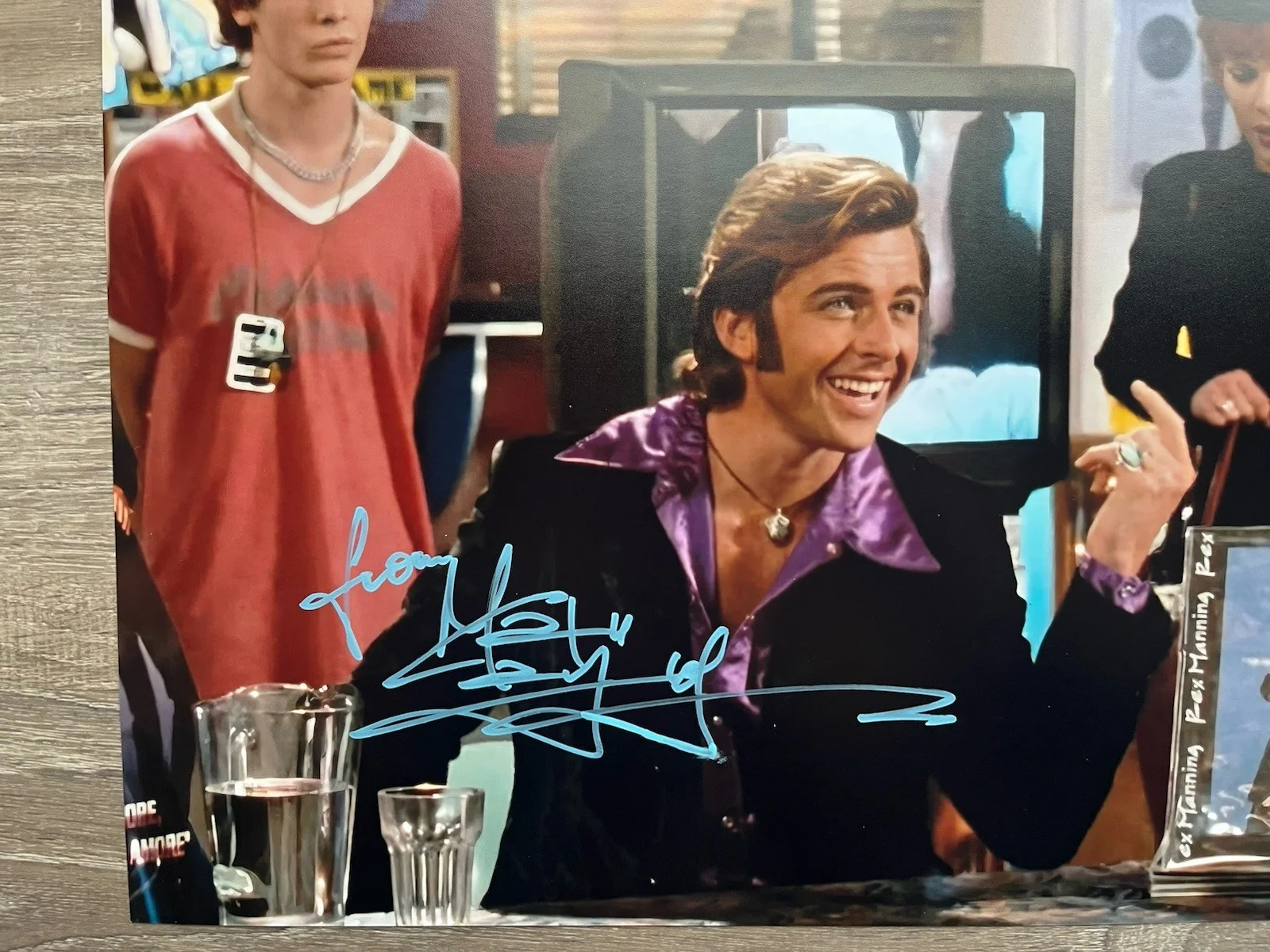 Maxwell Caulfield — QC Maxwell Caulfield Signed Rex Manning 11x14 Photo Beckett COA Empire Records, image 3