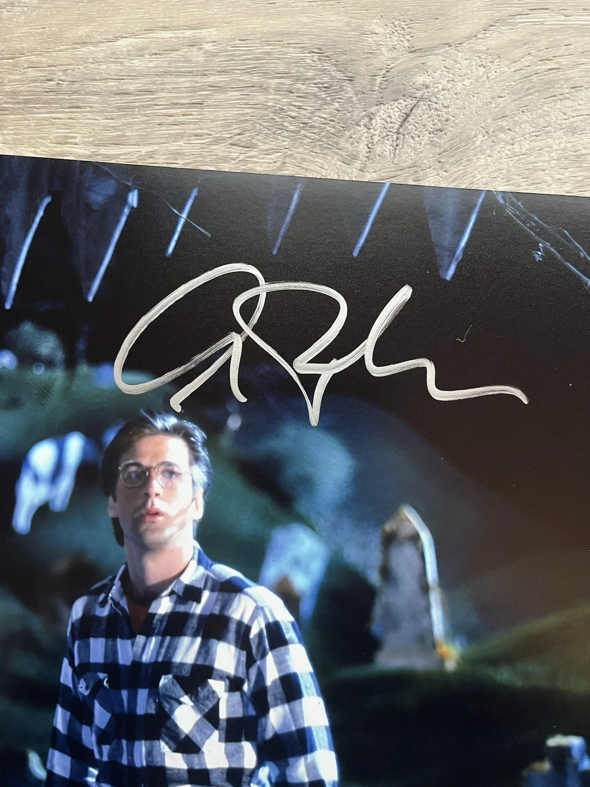 Alec Baldwin — Alec Baldwin Signed Beetlejuice 11x14 Photo JSA COA Adam Maitland Horror Auto, изображение 4