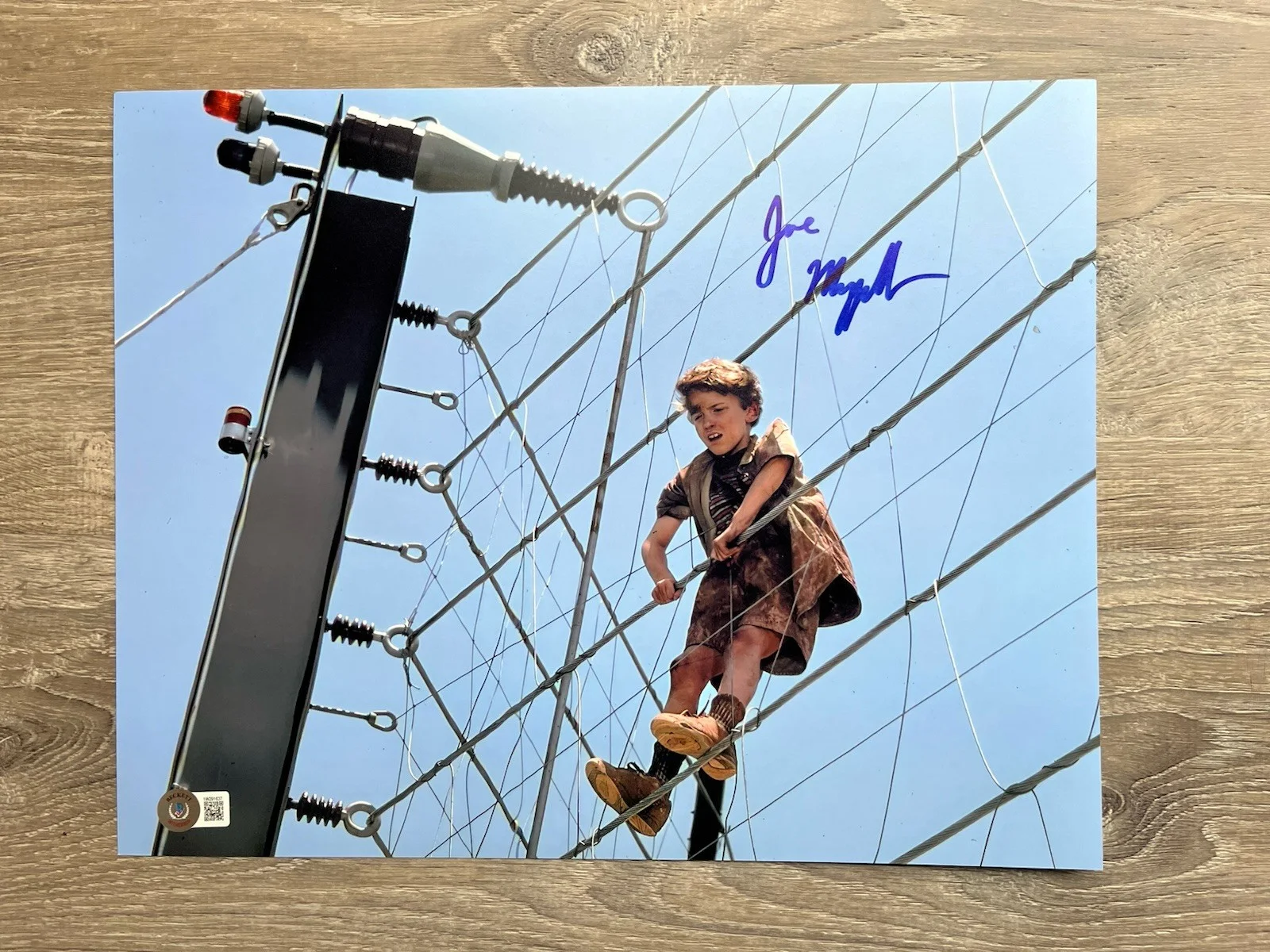 Joseph Mazzello — Joseph Mazzello Signed Jurassic Park 11x14 Photo Beckett COA Tim Murphy, изображение 2