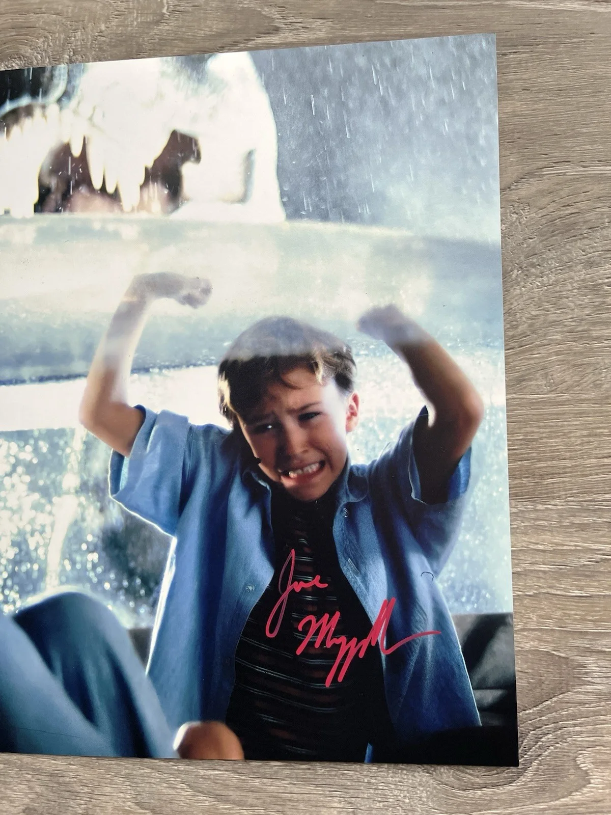 Joseph Mazzello — Joseph Mazzello Signed Jurassic Park 11x14 Photo Beckett COA Tim Murphy, image 3