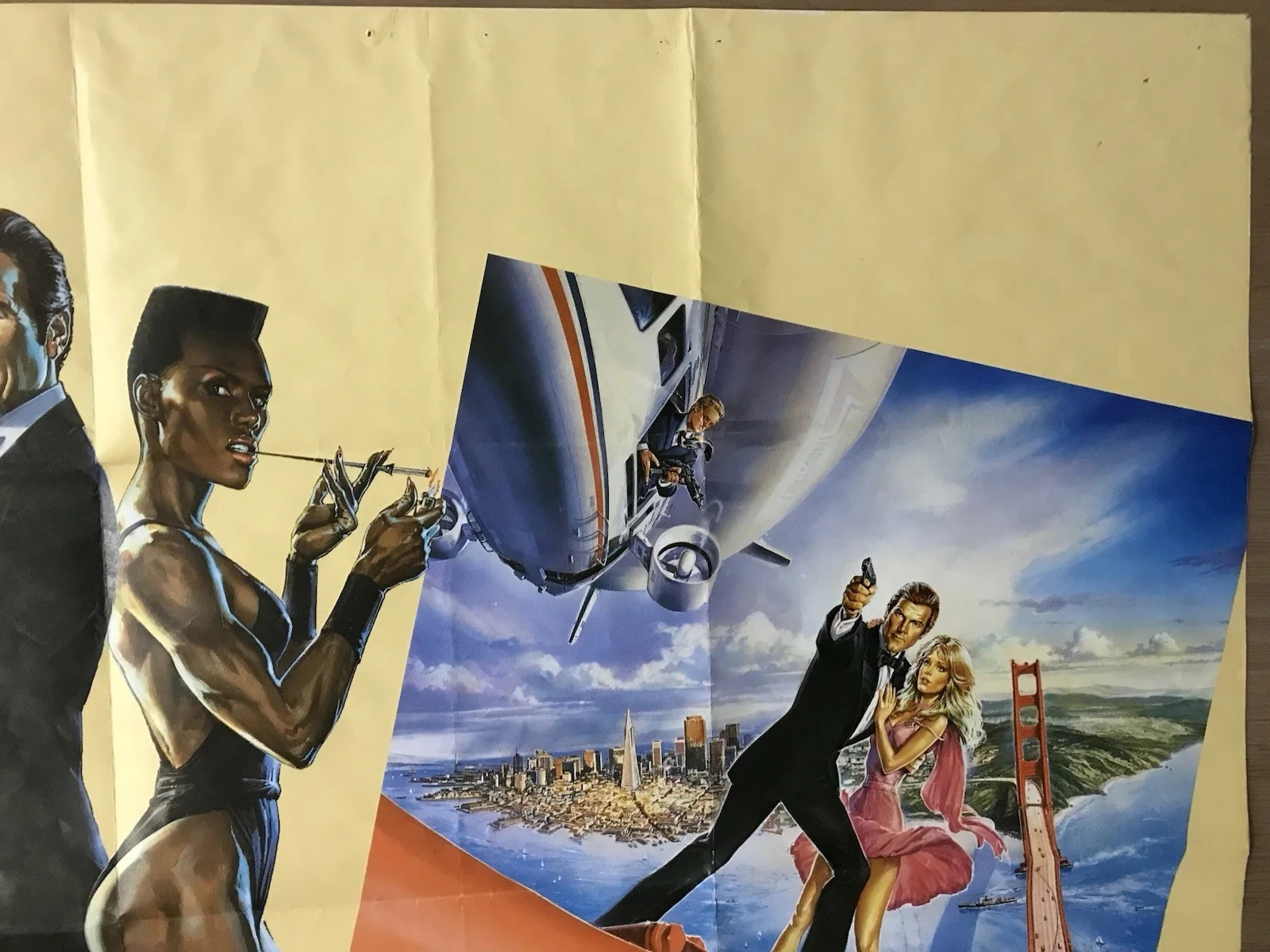 A View to a Kill (United Artists, 1985). Original British Quad Movie Poster, изображение 5