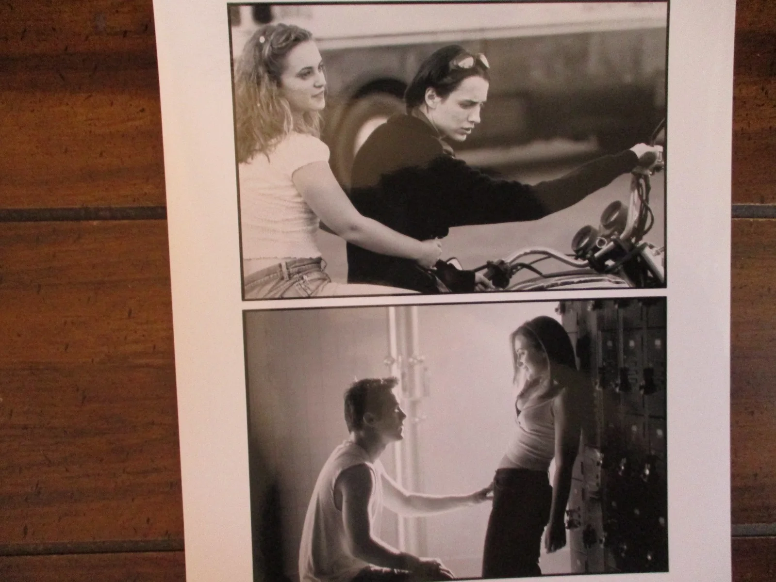 Vincent Kartheiser/James DeBello/Monica Keena(CRIME & PUNISHMENT..)2000 BW Photo, изображение 2