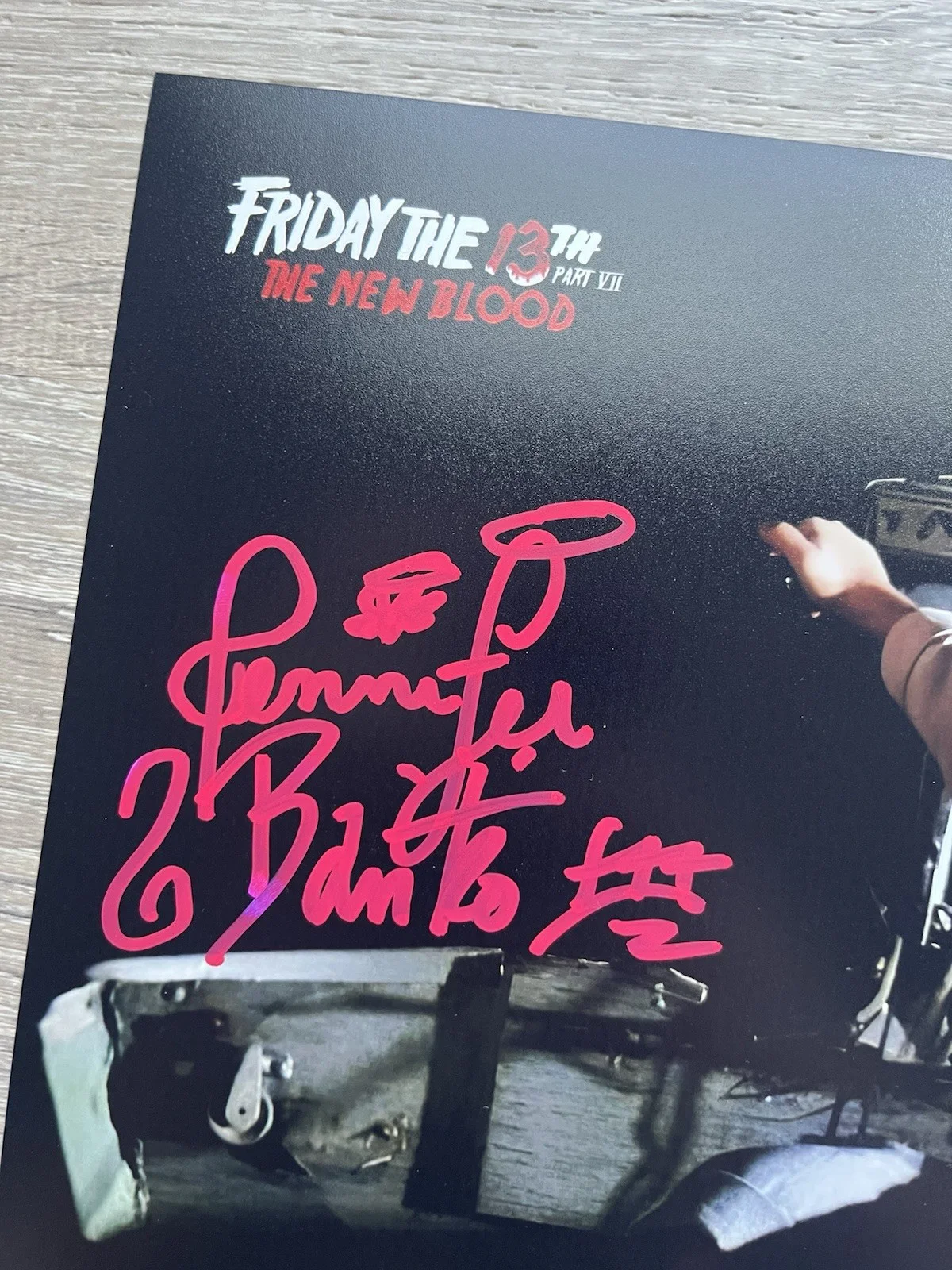 Jennifer Banko — Jennifer Banko Signed Friday The 13th New Blood 8x10 Photo JSA COA Horror Auto, изображение 4
