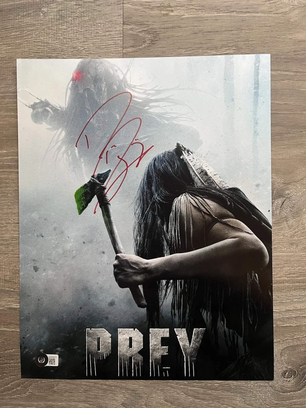 Dane DiLiegro Signed Prey 11x14 Photo Beckett COA Predator Horror Auto, image 2