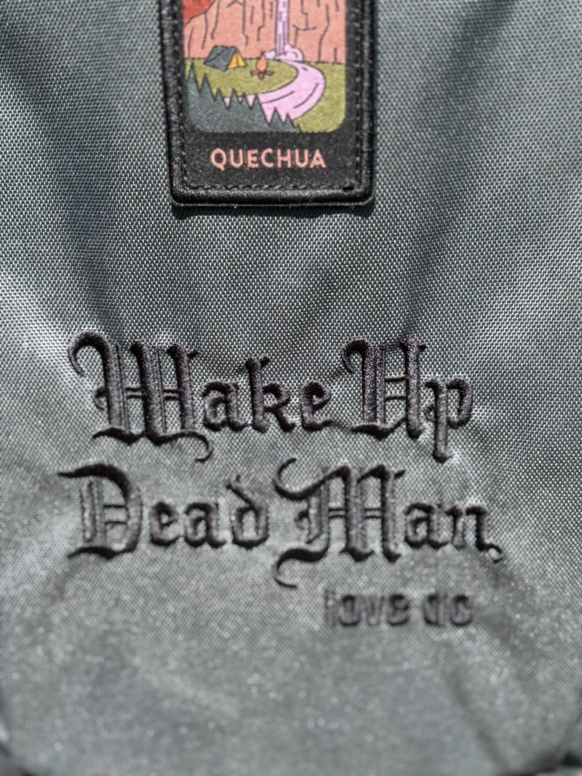 Wake Up Deadman Rucksack - Cast And Crew Style . 23 Litre Quechua Roll Top Bag#E, изображение 3