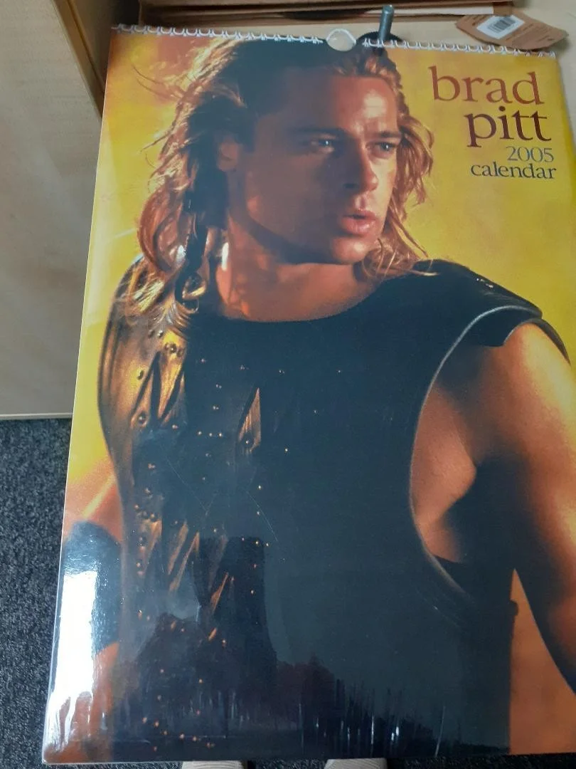 Brad Pitt Calendar 2005 New Still in Shrink wrap Collectable, изображение 2