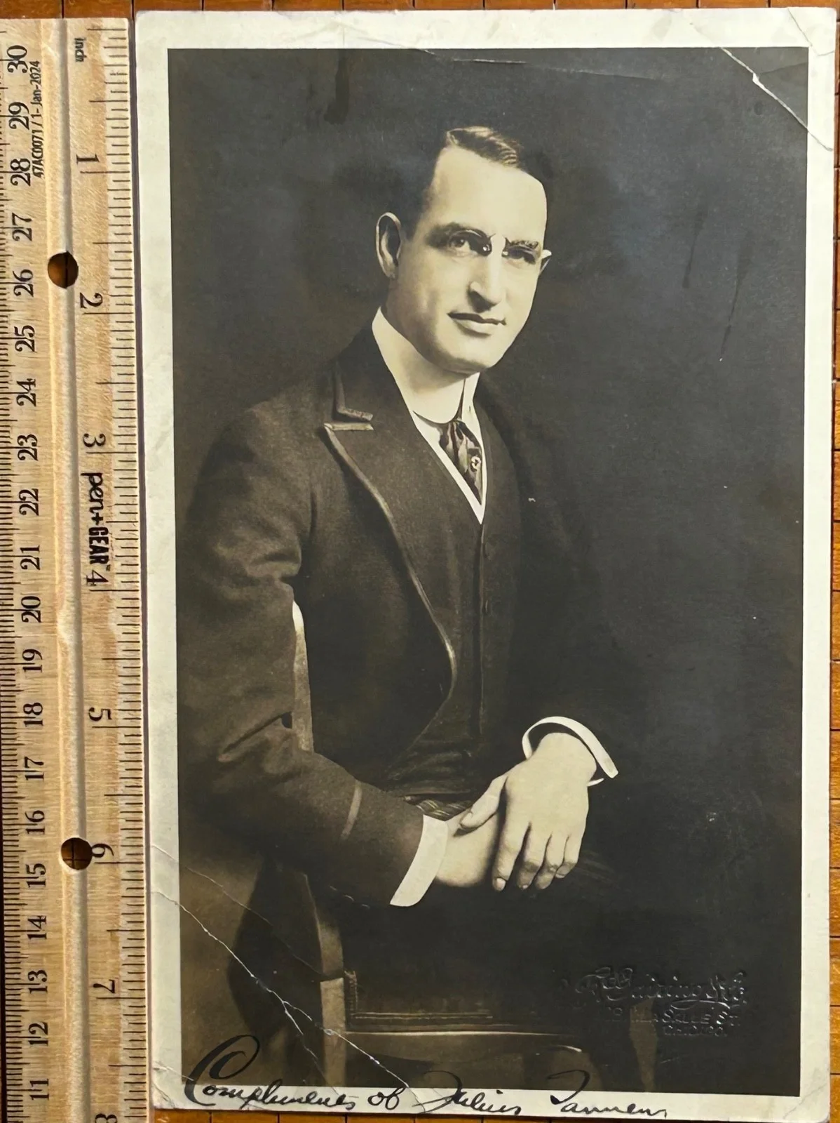 JULIUS TANNEN—SIGNED PHOTO—Stage Comic•9 STURGES+2 FRANKENSTEIN+Singin in Rain, изображение 4