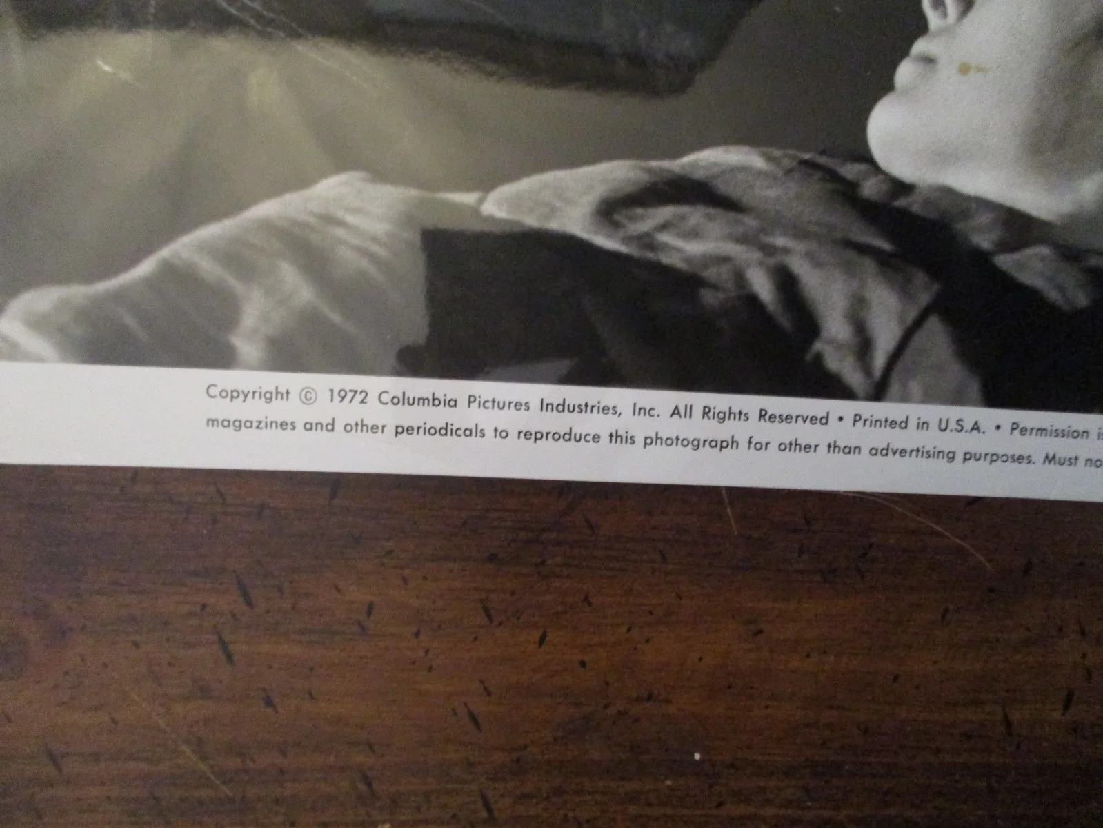 Christina Ferrare/Cliff Robertson(J. W. COOP)1971 10 x 8 Glossy B &W Press Photo, изображение 2