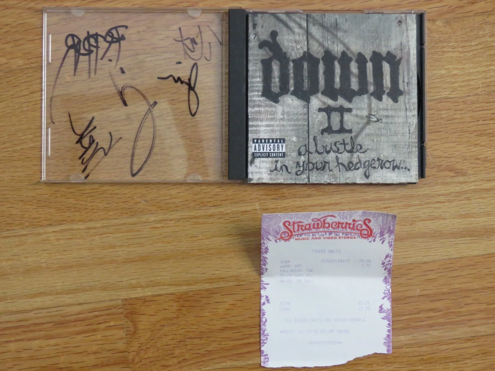 Down II: A Bustle in Your Hedgerow signed CD Cover "Stairway to Heaven" ZEPPELIN, изображение 3