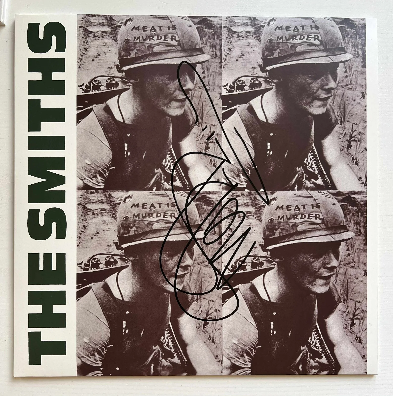 Morrissey The Smiths Meat Is Murder Signed Autographed Vinyl Record LP w/COA, image 3