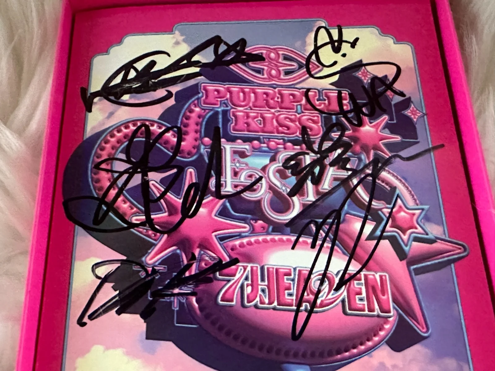 PURPLE KISS - ALL MEMBER Autograph(Signed) PROMO ALBUM KPOP, изображение 3