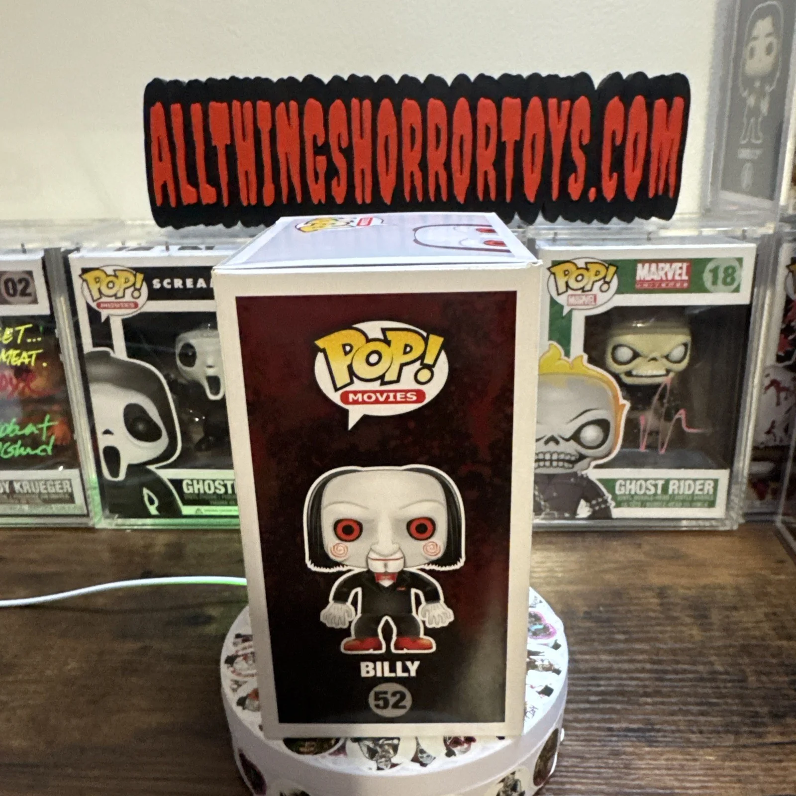 Tobin Bell Signed Funko Pop Billy #52 (2014) SAW Beckett COA, image 4