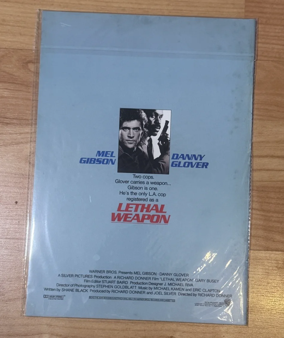 LEATHAL WEAPON 4 PACK JAPANESE FILM PROGRAMS USED, image 3