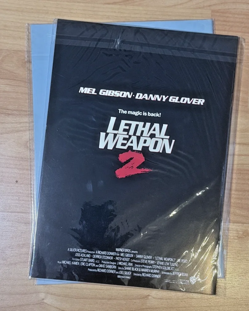 LEATHAL WEAPON 4 PACK JAPANESE FILM PROGRAMS USED, image 5