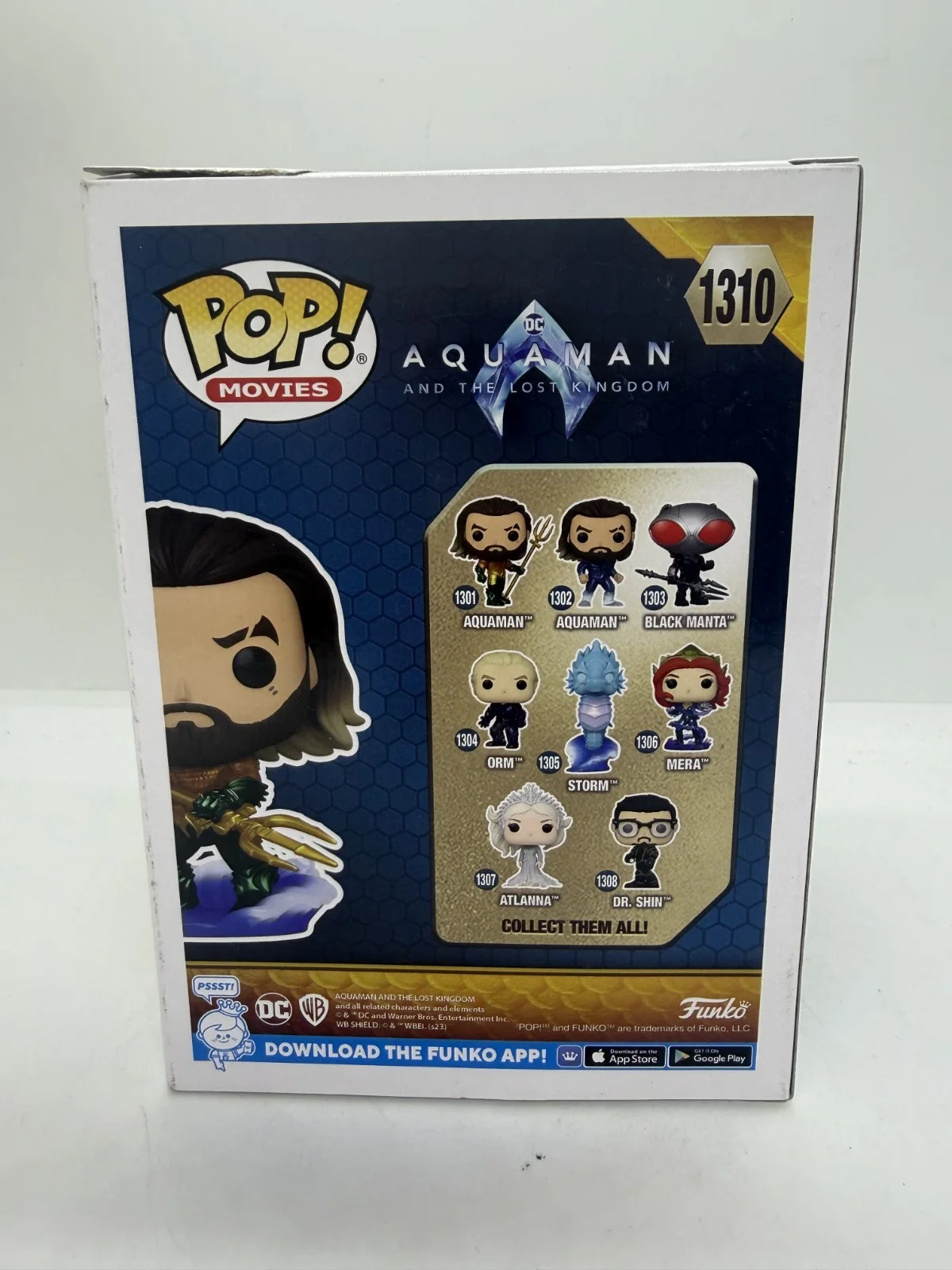 jason mamoa — Jason Mamoa Signed Aquaman And The Lost Kingdom Funko Pop #1310 SWAU, изображение 4