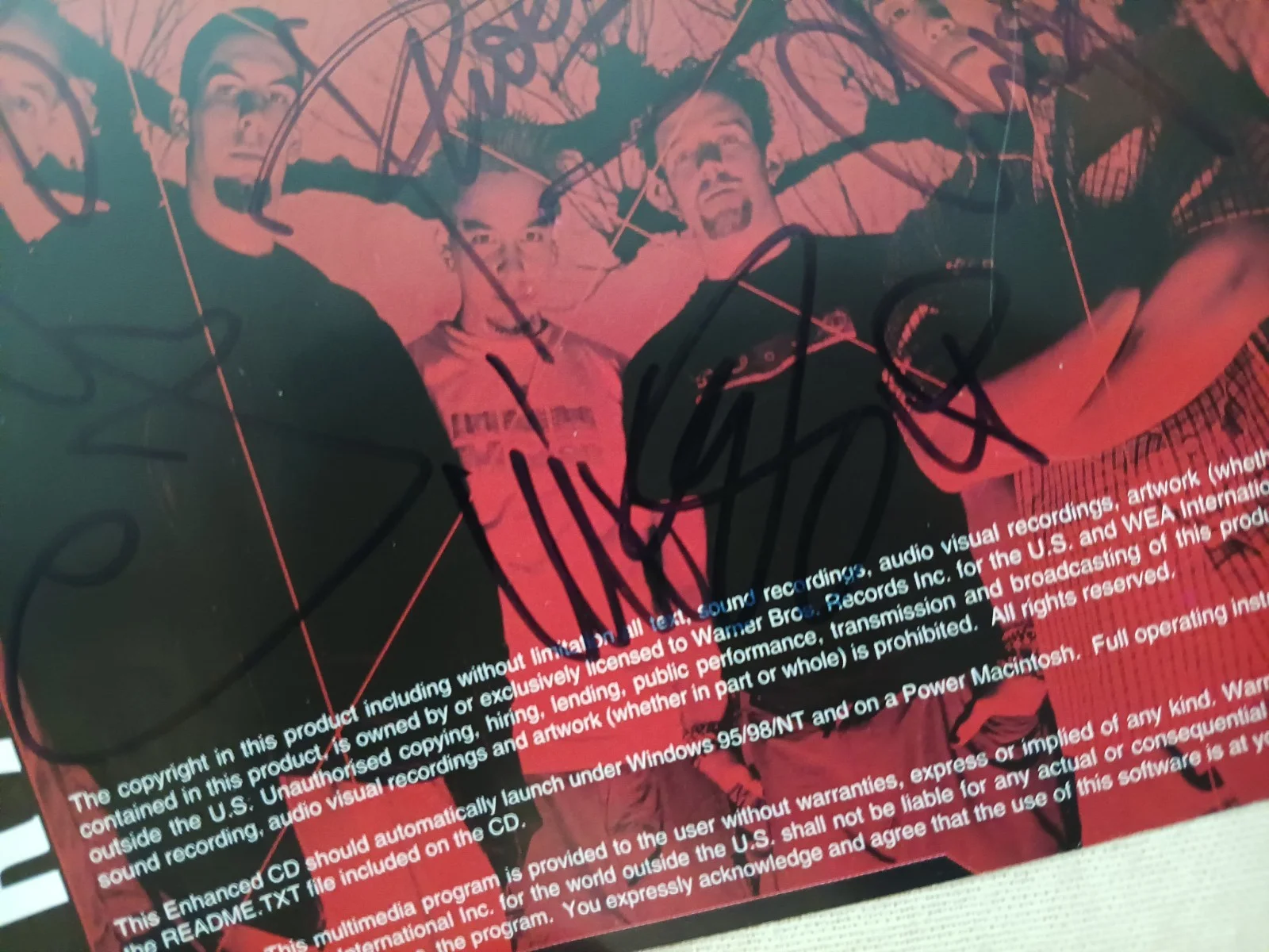 **LINKIN PARK Hybrid Theory Crawling Signed CD Autographed ☆☆PRICED TO SELL☆☆, image 4