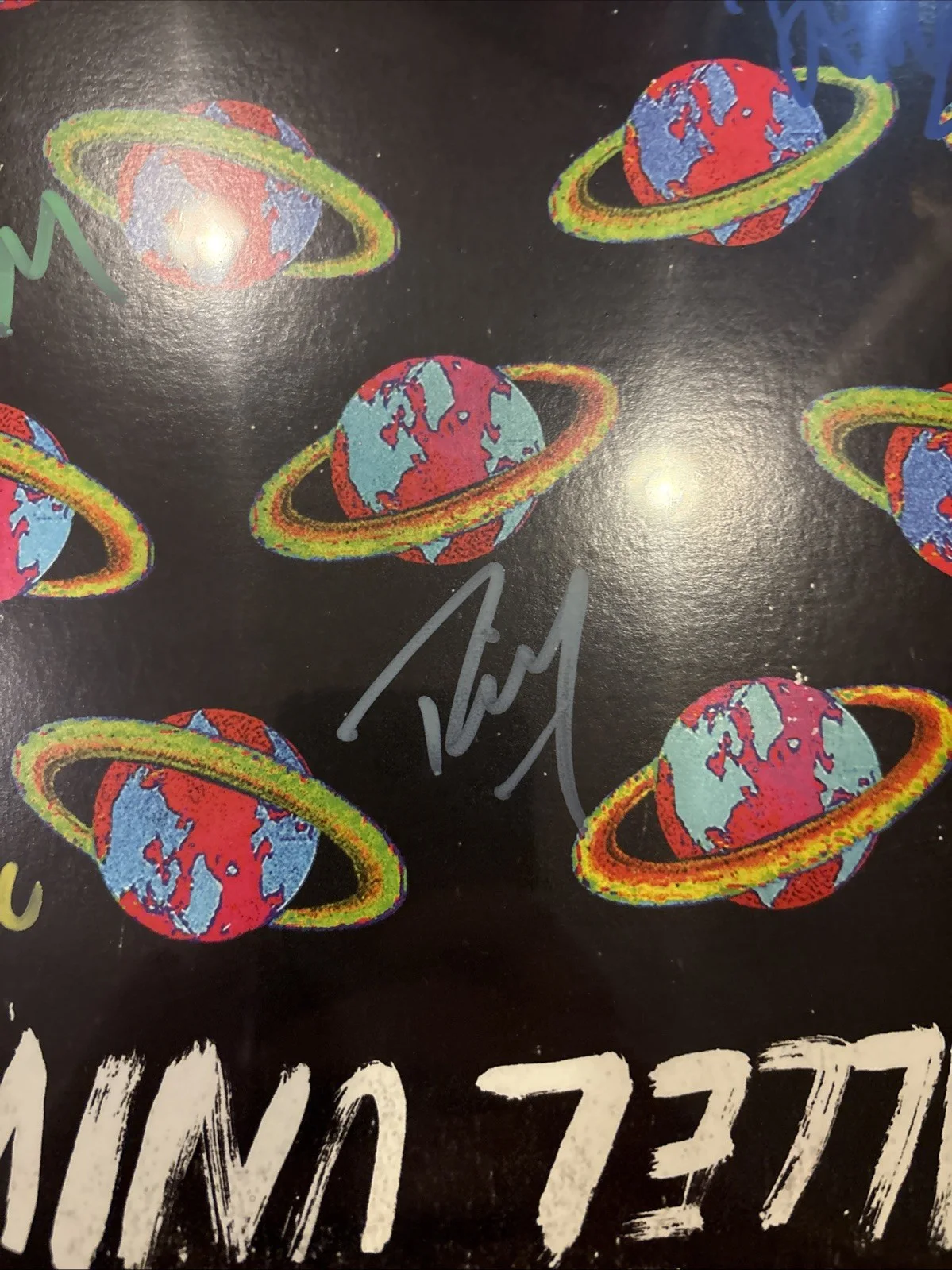 Plain White T's Band Signed Album Cover Vinyl Parallel Universe - Sealed, изображение 4