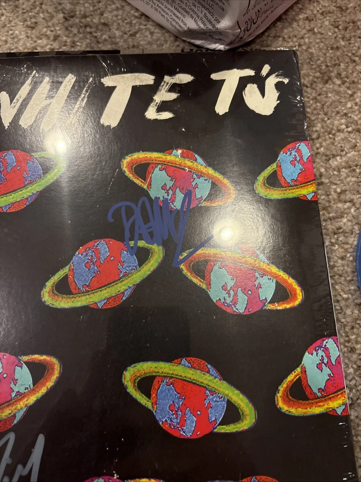 Plain White T's Band Signed Album Cover Vinyl Parallel Universe - Sealed, изображение 5