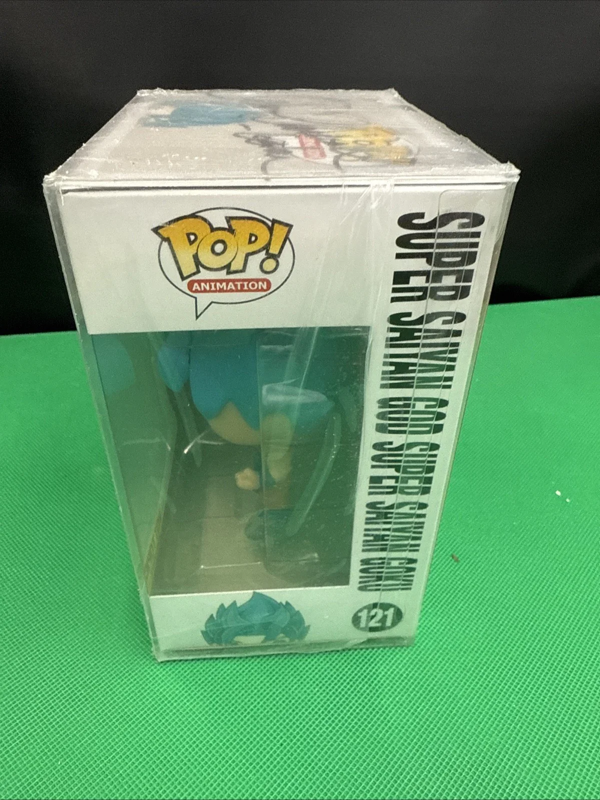 SEAN SCHEMMEL — SEAN SCHEMMEL SIGNED SUPER SAIYAN GOD GOKU FUNKO POP 121 DRAGON BALL ANIME BAS 3, изображение 3