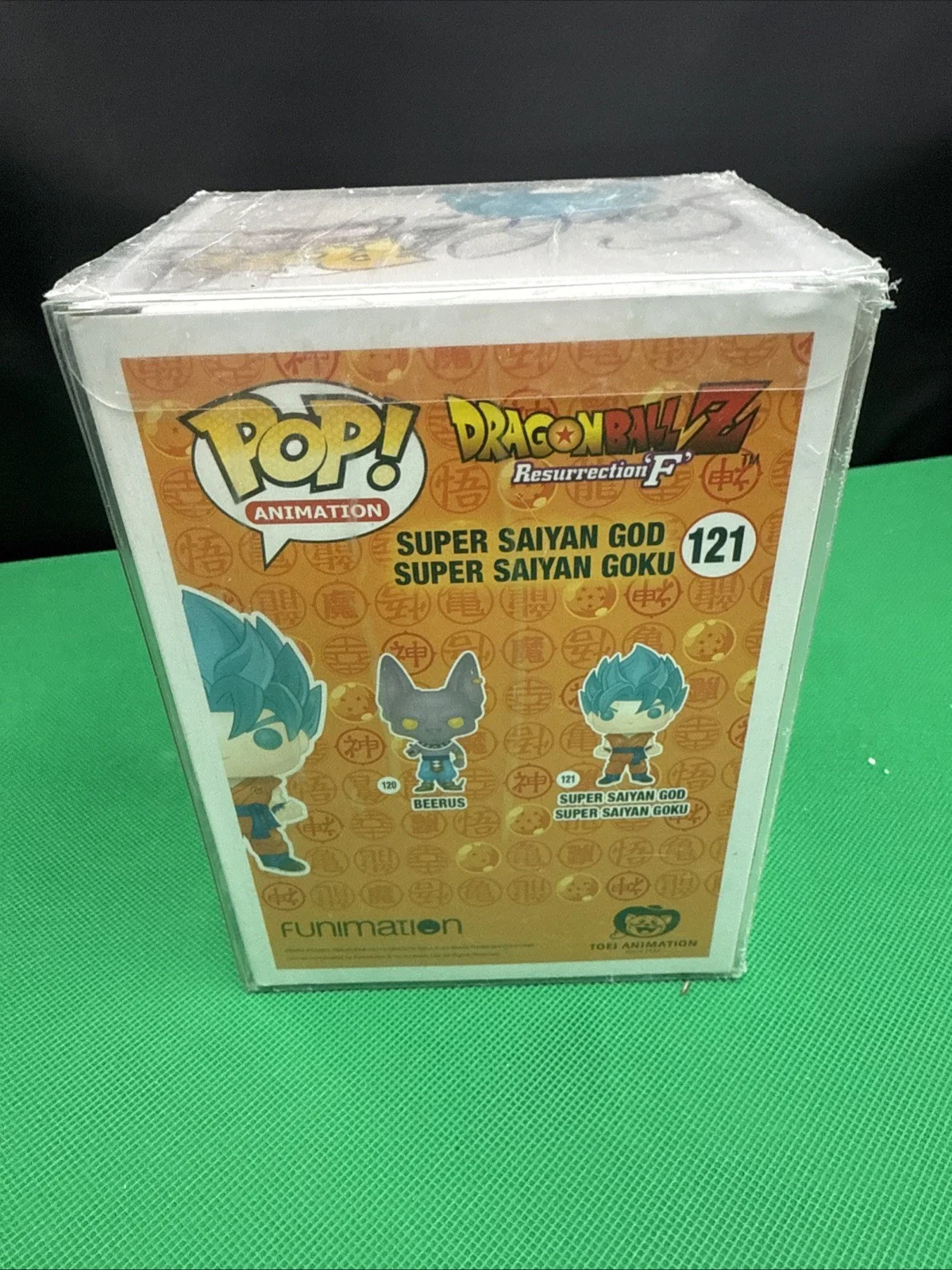 SEAN SCHEMMEL — SEAN SCHEMMEL SIGNED SUPER SAIYAN GOD GOKU FUNKO POP 121 DRAGON BALL ANIME BAS 3, изображение 4