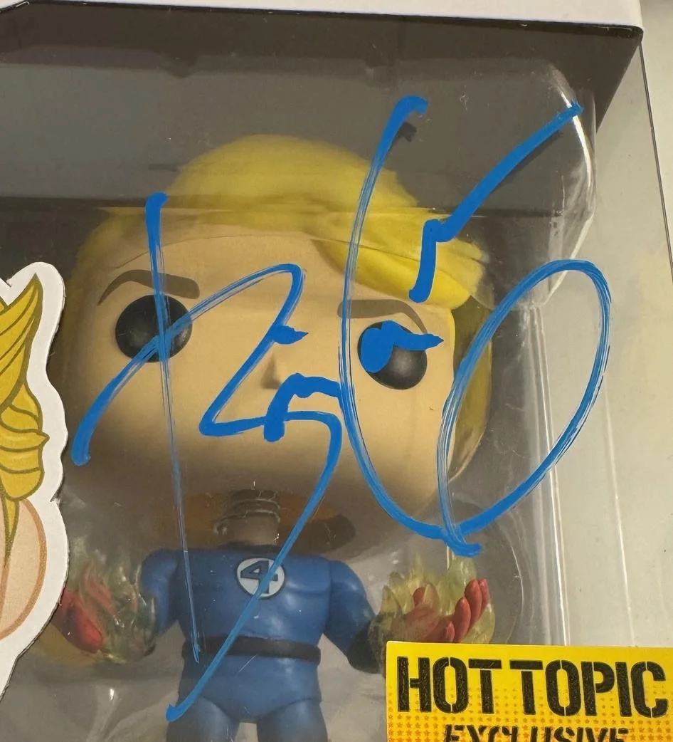 BRIAN AUSTIN GREEN Autographed Fantastic Four Human Torch Funko Pop SIGNED AUTO, изображение 4