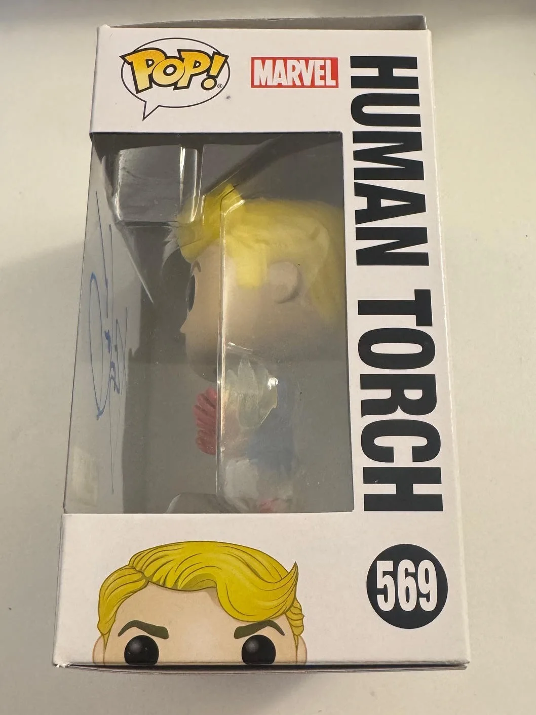 BRIAN AUSTIN GREEN Autographed Fantastic Four Human Torch Funko Pop SIGNED AUTO, изображение 5