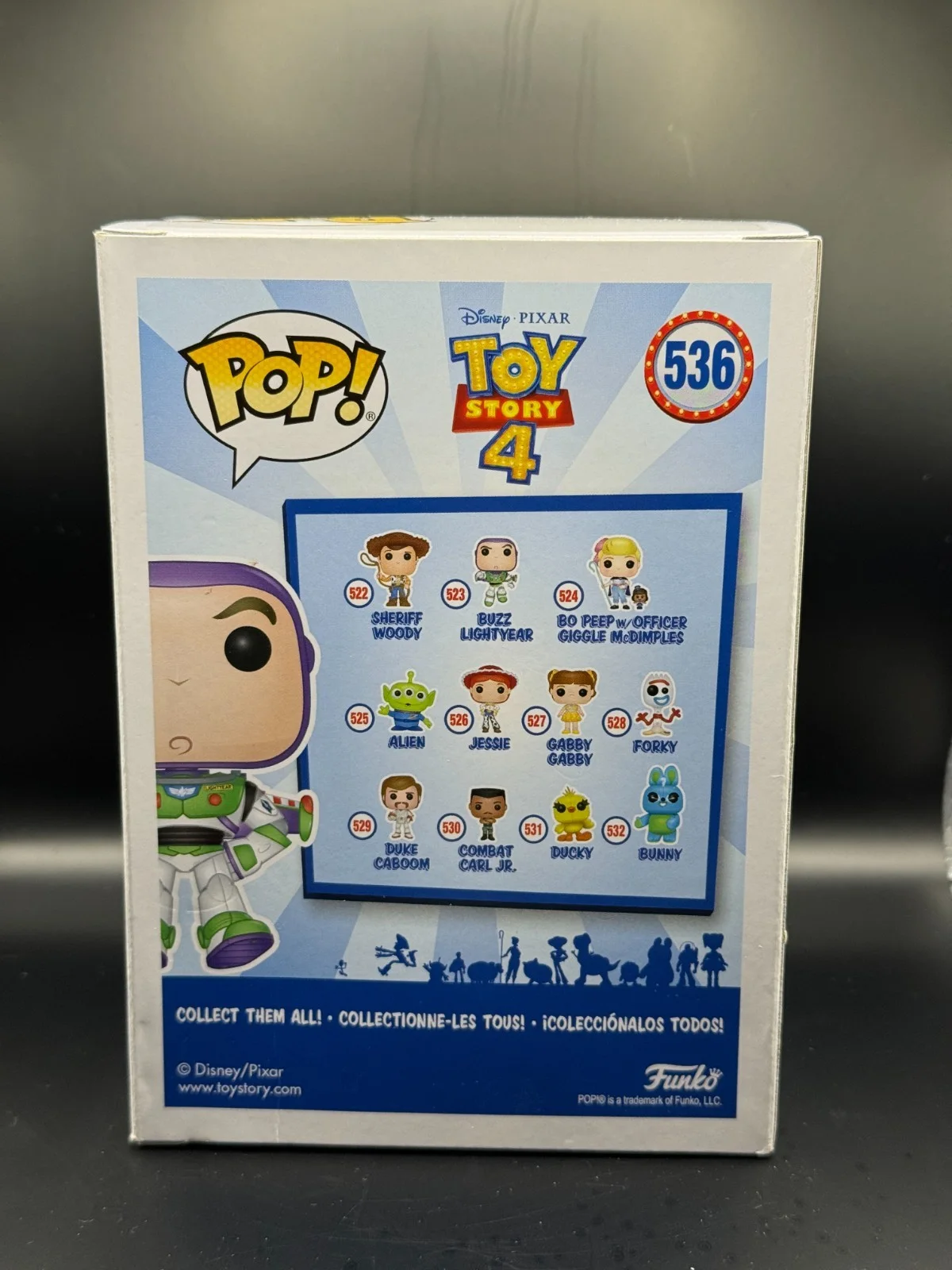 Tim Allen — Tim Allen Signed Buzz Lightyear #536 Funko Pop Toy Story Autograph, image 3