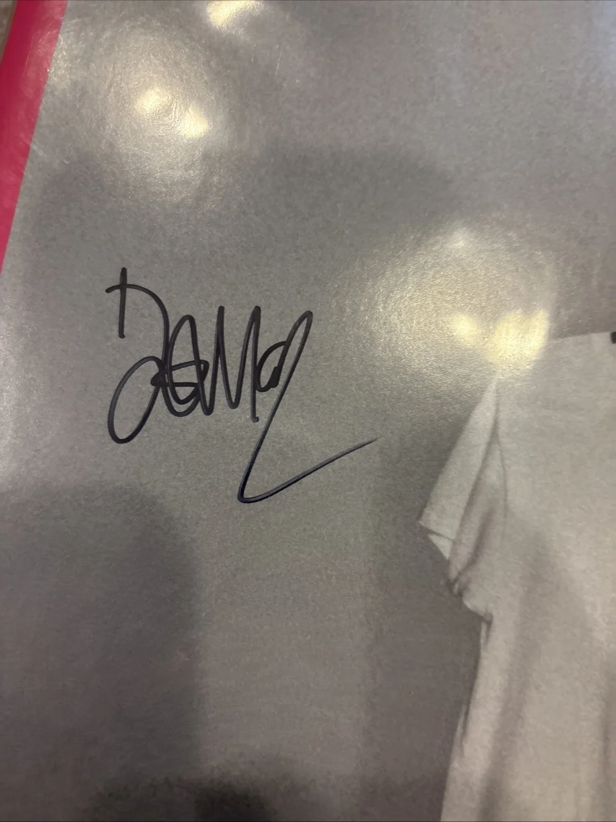 PLAIN WHITE T’s ENTIRE BAND SIGNED AUTOGRAPH PINK VINYL LP COVER JSA, image 5