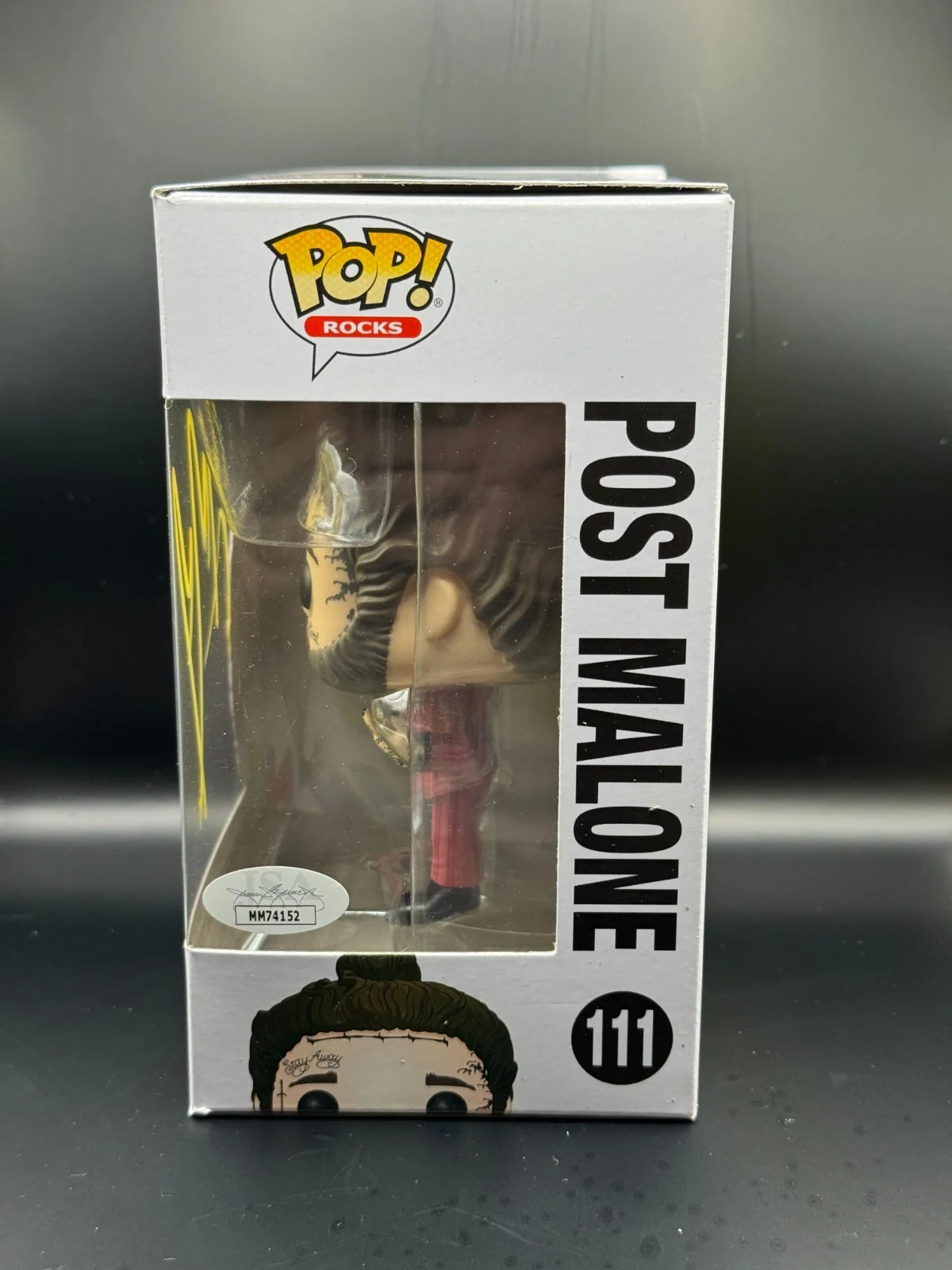 Post Malone Signed Funko Pop Autograph 111 Beerbongs Bentleys JSA COA, изображение 2