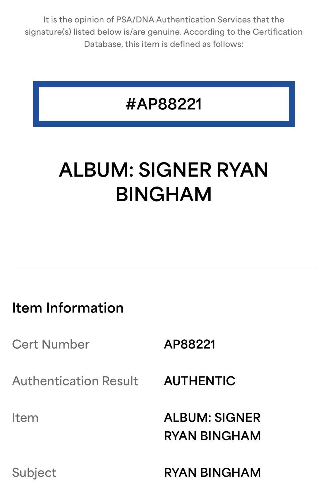 Ryan Bingham Signed Crazy Heart Soundtrack Double Vinyl PSA COA not JSA BAS, image 4