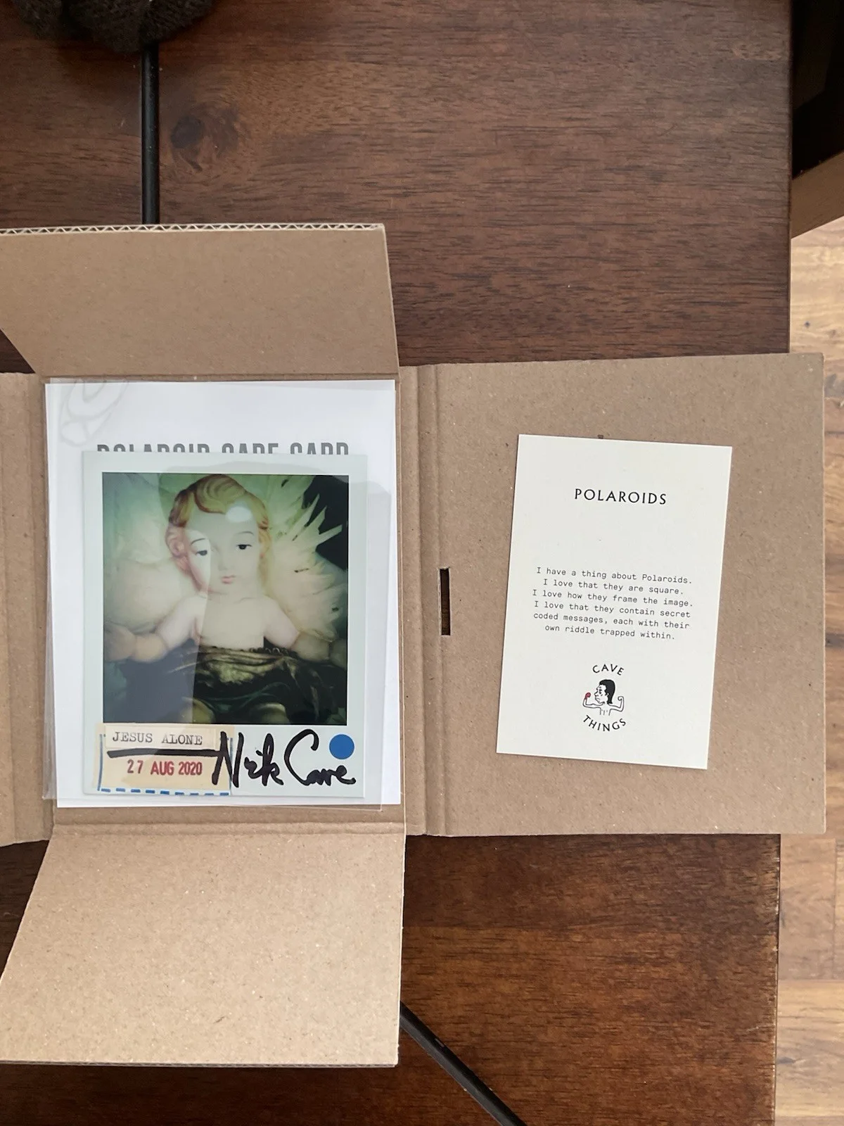 Jesus Alone - Autographed Nick Cave Polaroid, image 3