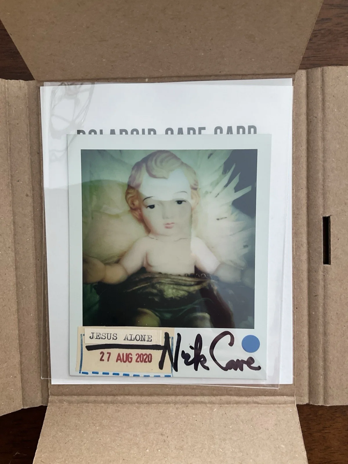 Jesus Alone - Autographed Nick Cave Polaroid, image 4