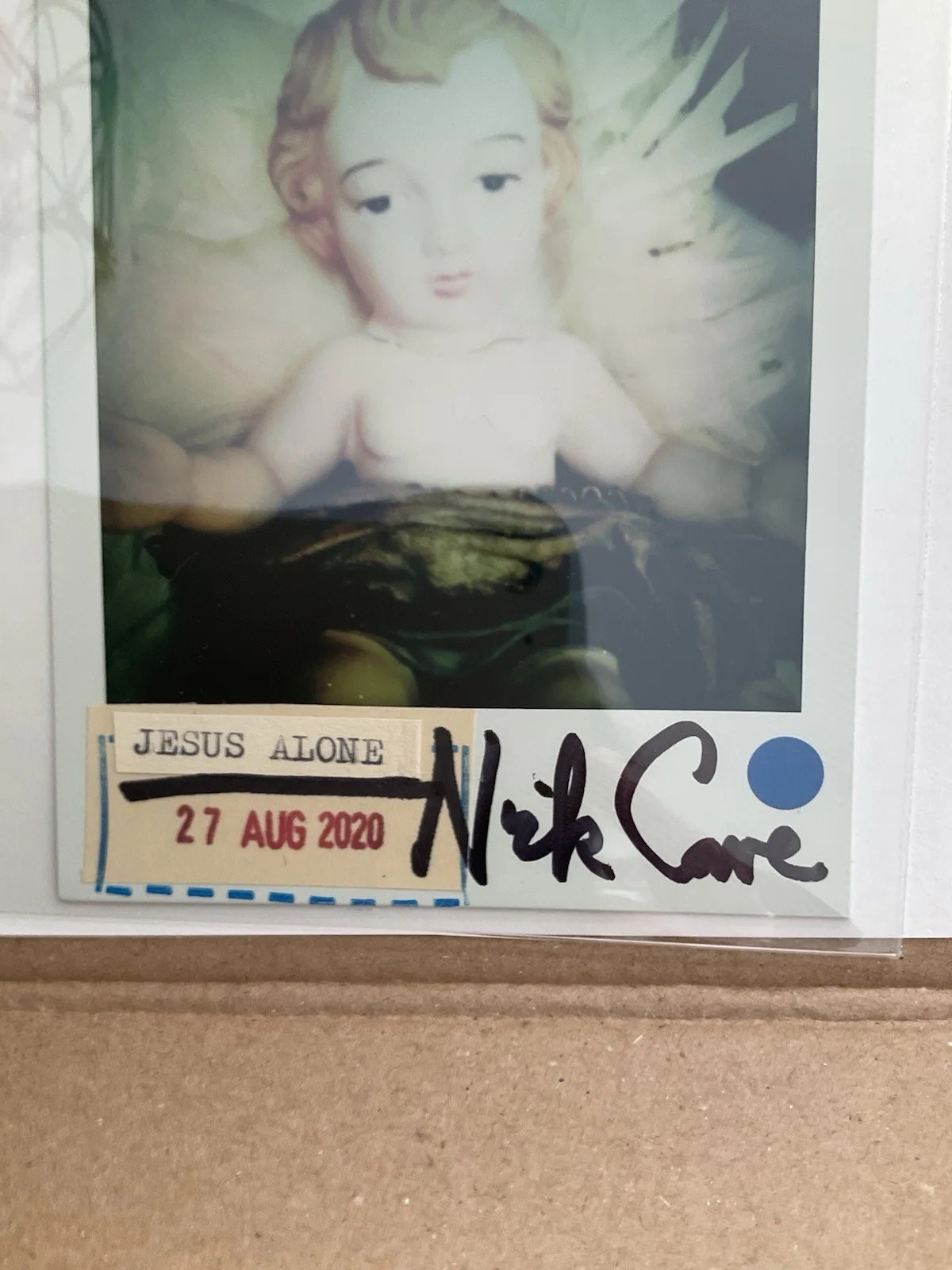 Jesus Alone - Autographed Nick Cave Polaroid, image 5