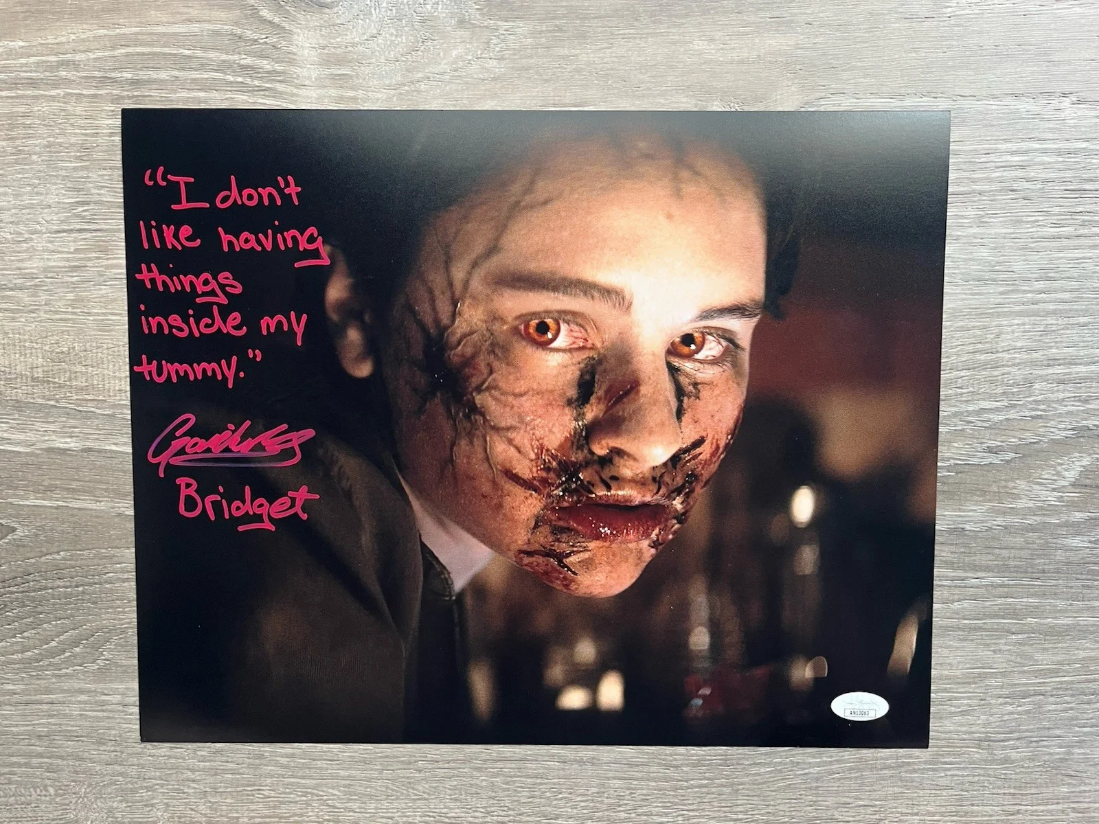 Gabrielle Echols — Gabrielle Echols Signed Evil Dead Rise 11x14 Photo JSA COA Horror Autograph, image 2