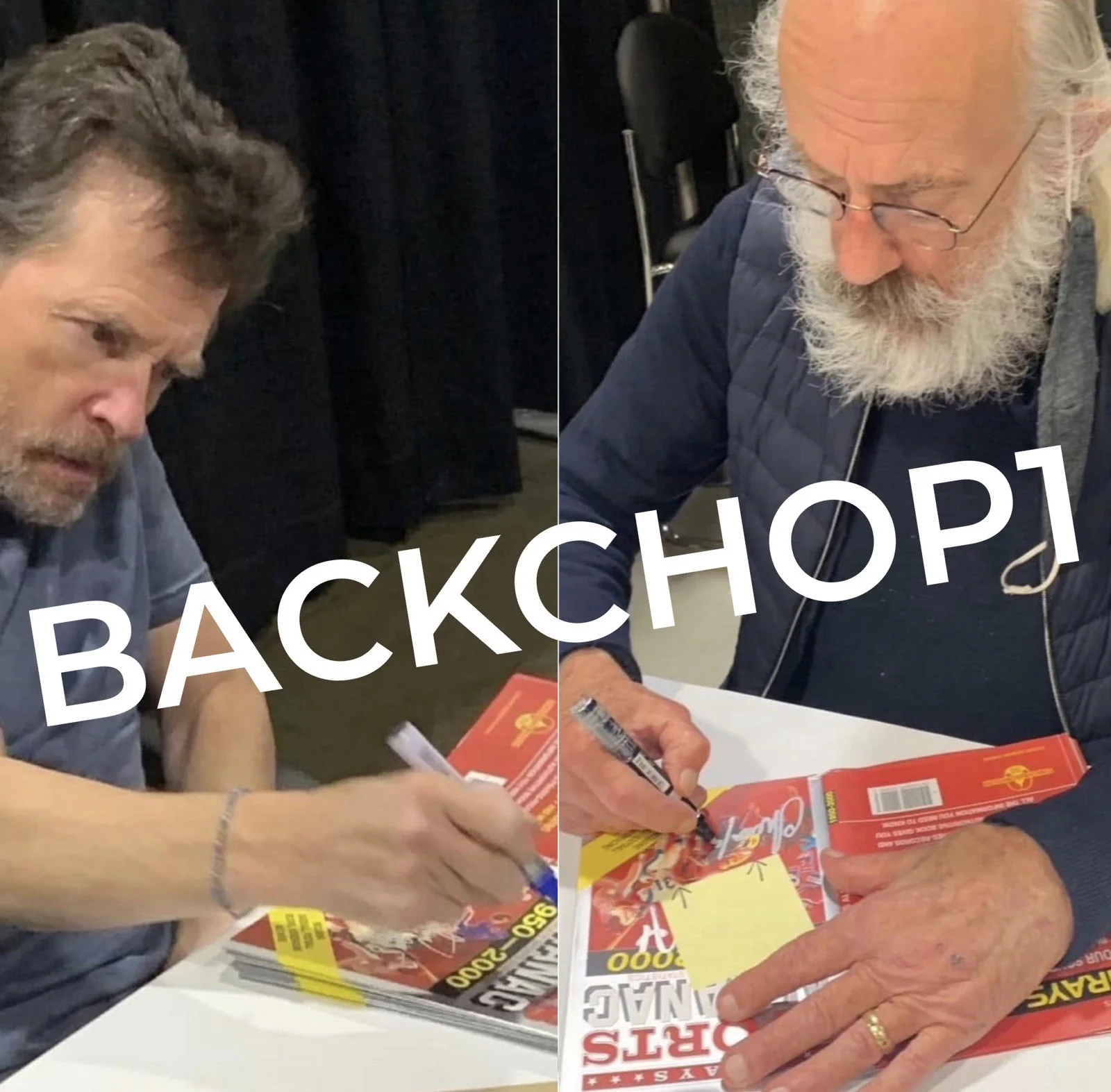 RARE! Michael J Fox Christopher Lloyd Signed Almanac Back To The Future PROOF!, image 2