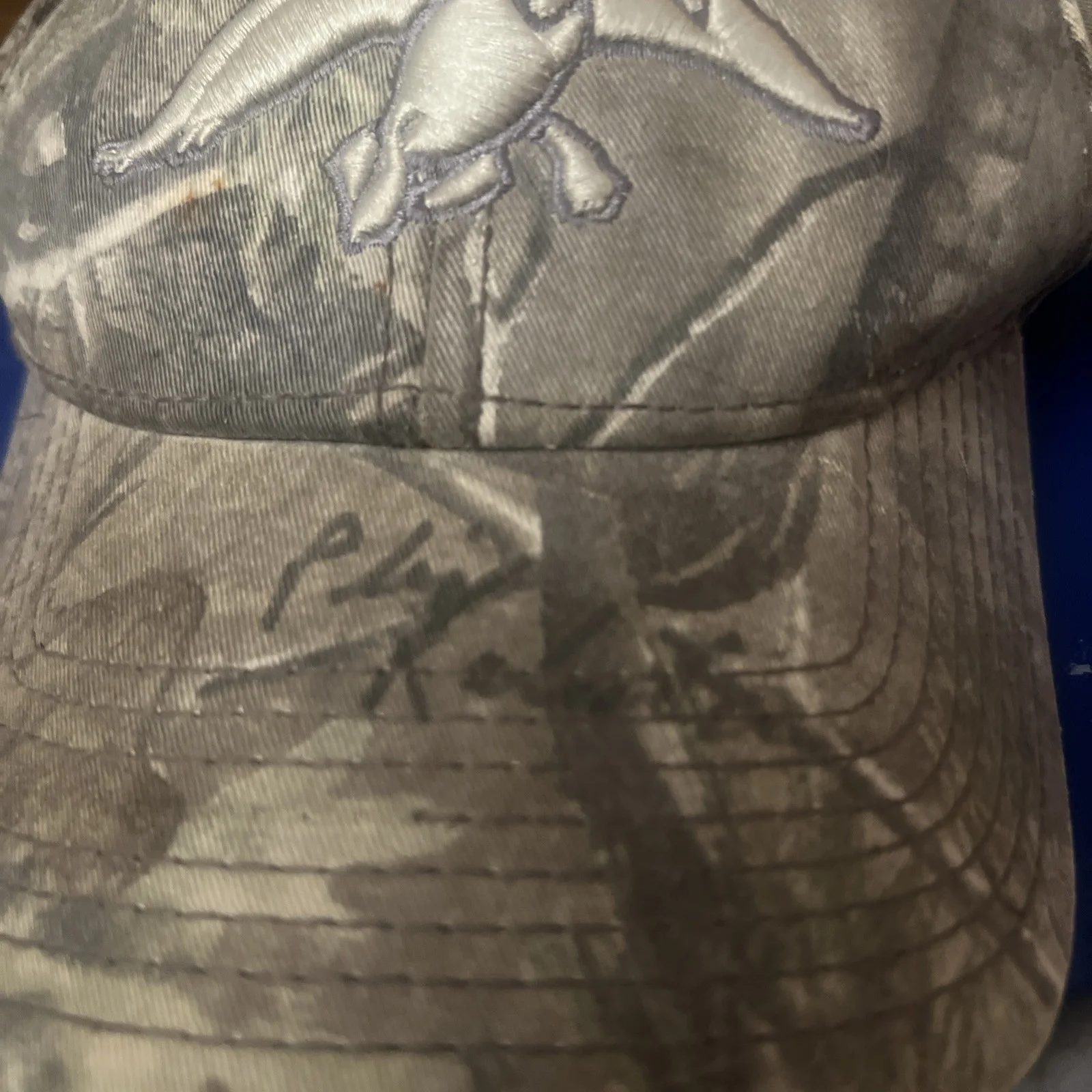 Phil Robertson — Phil Robertson Signed Duck Commander Hunting Camo Hat, image 3