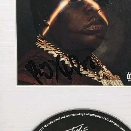 Bigxthaplug Signed Take Care Framed CD Autograph JSA The Largest, image 3