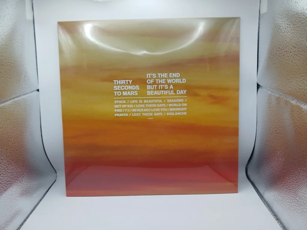 Shannon Jared Leto Thirty Seconds to Mars signed vinyl It's the End of the World, изображение 5