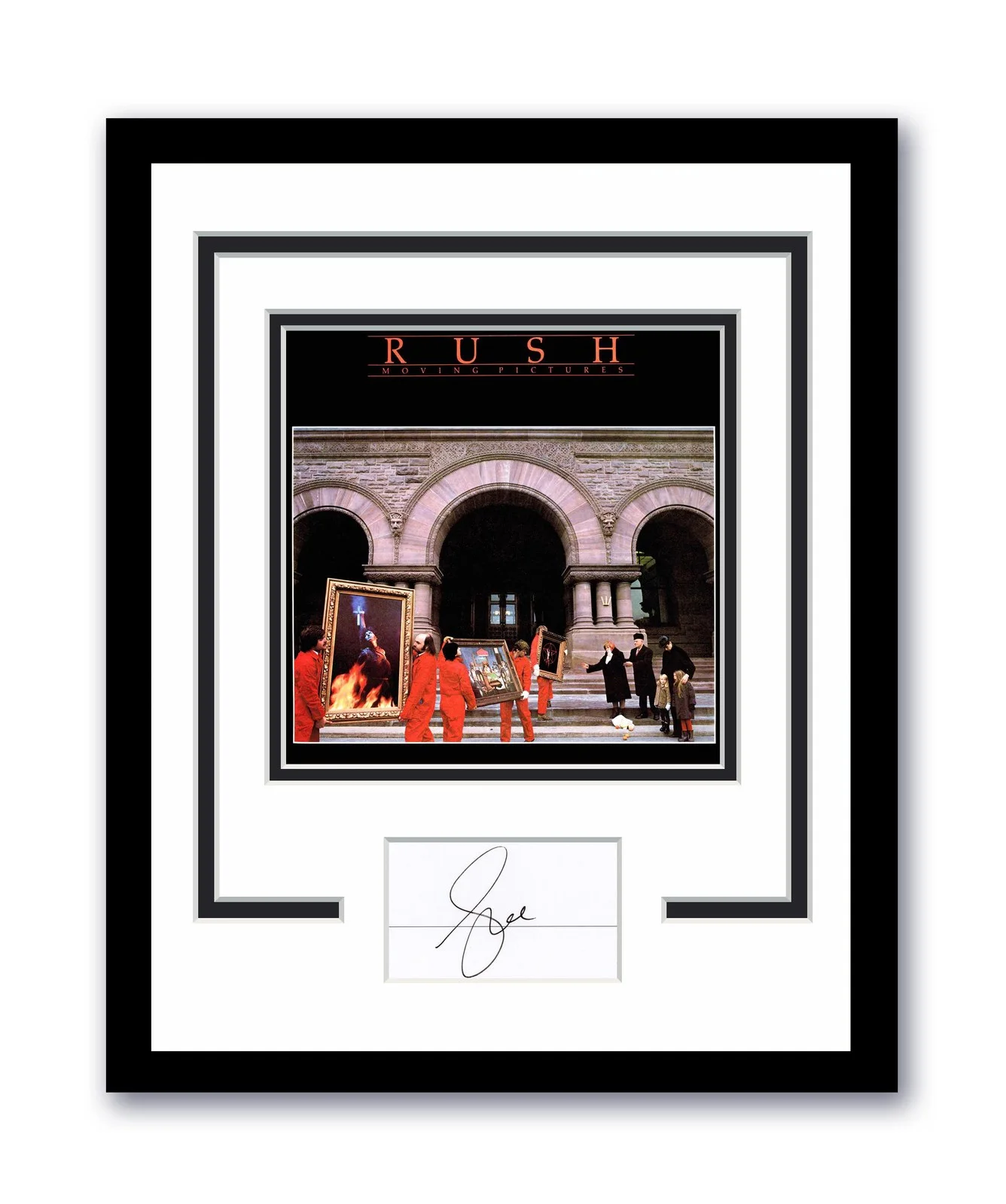 Geddy Lee — Rush Geddy Lee Autographed Signed 11x14 Framed Photo Moving Pictures ACOA