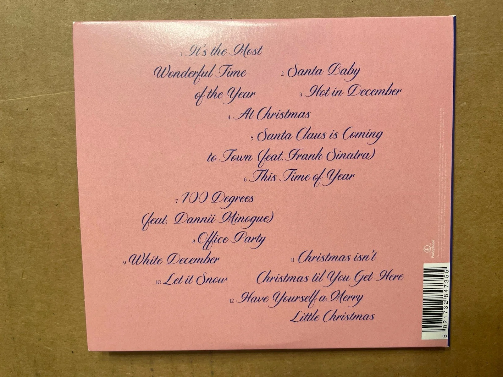 Kylie Minogue Kylie Christmas Let the Magic Happen Signed CD Autographed, image 2