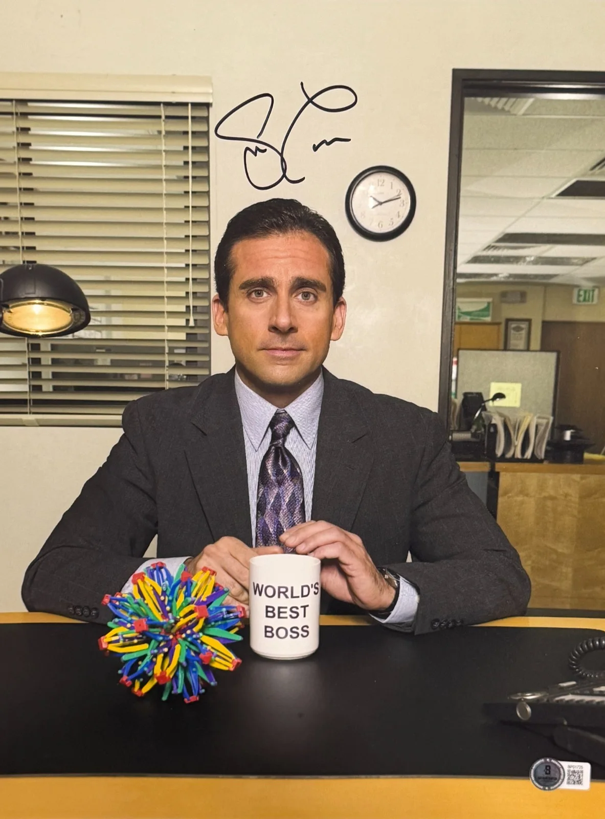 Steve Carell — Steve Carell Signed 11x14 Photo The Office Authentic Autograph Beckett