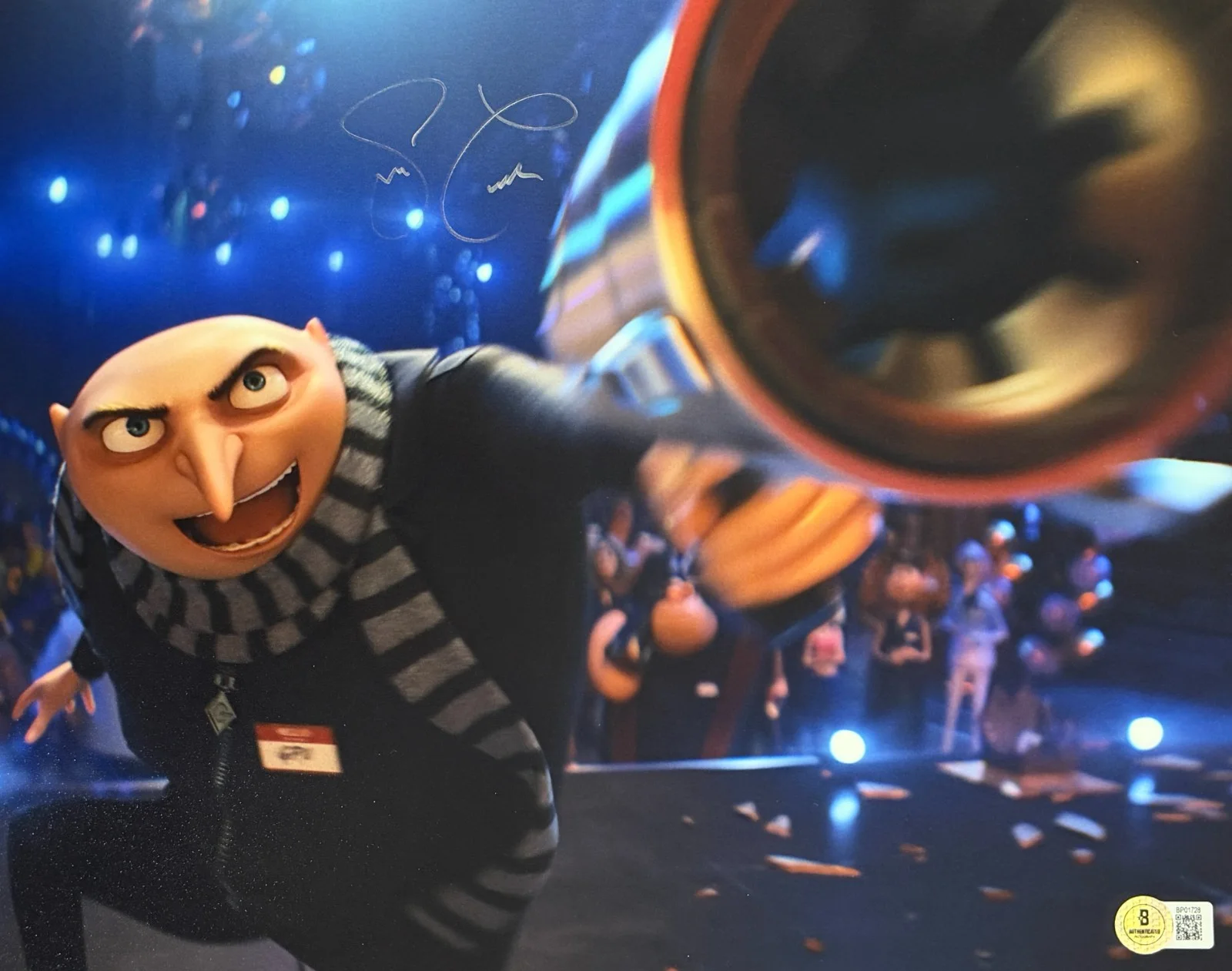 Steve Carell — Steve Carell Signed 11x14 Photo Gru Despicable Me Authentic Autograph Beckett