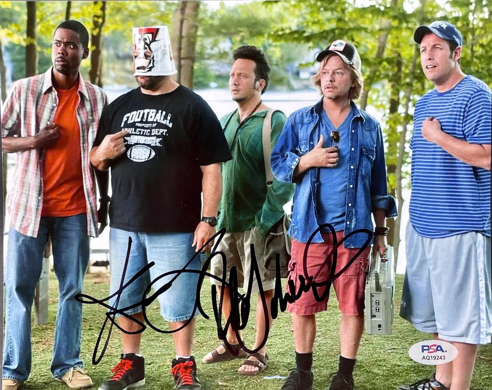 Kevin James — Kevin James Rob Schneider Signed Autographed 8x10 Photo Grown Ups Psa/Dna Coa